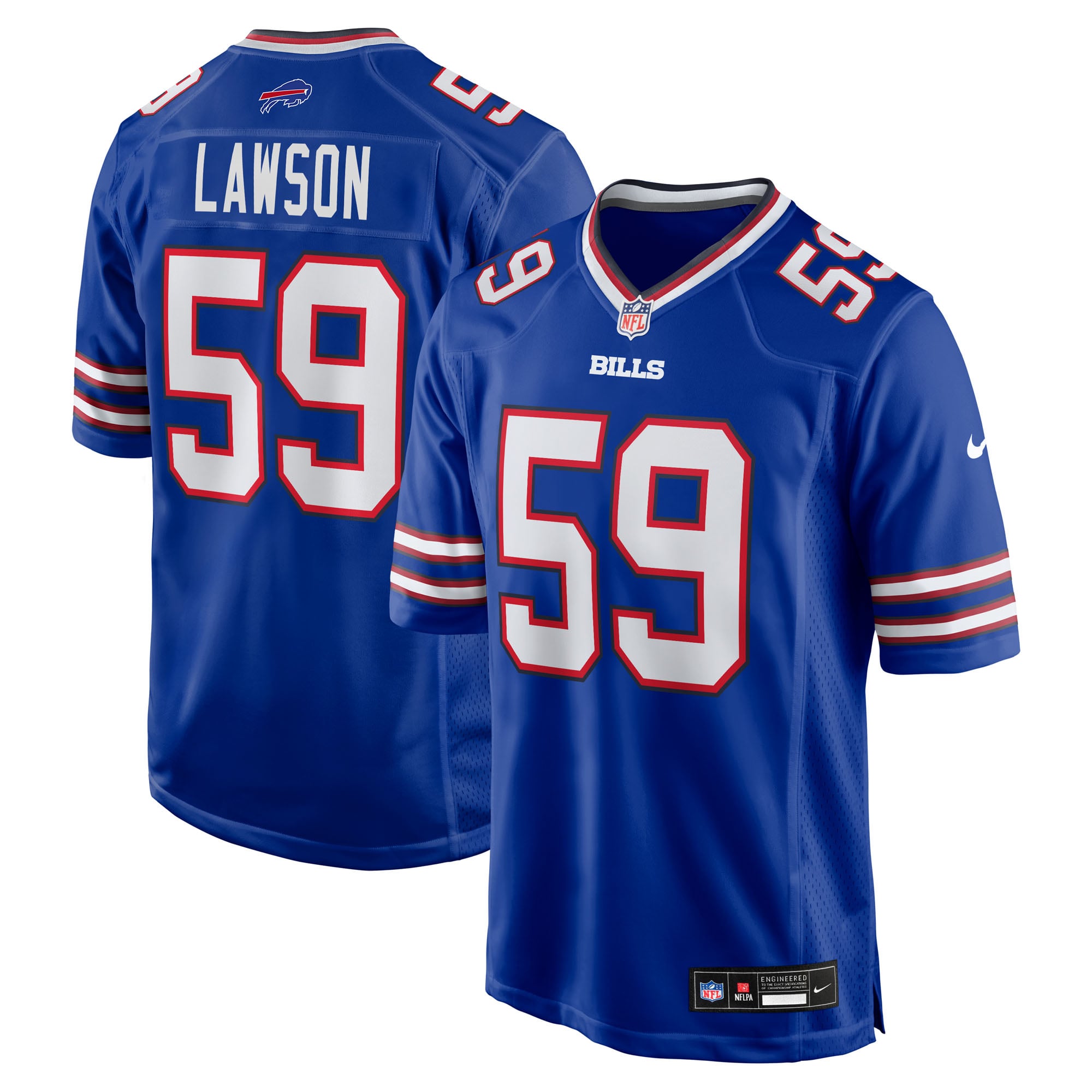 Shaq Lawson Buffalo Bills Game Jersey Royal NFL Football Fan Wear