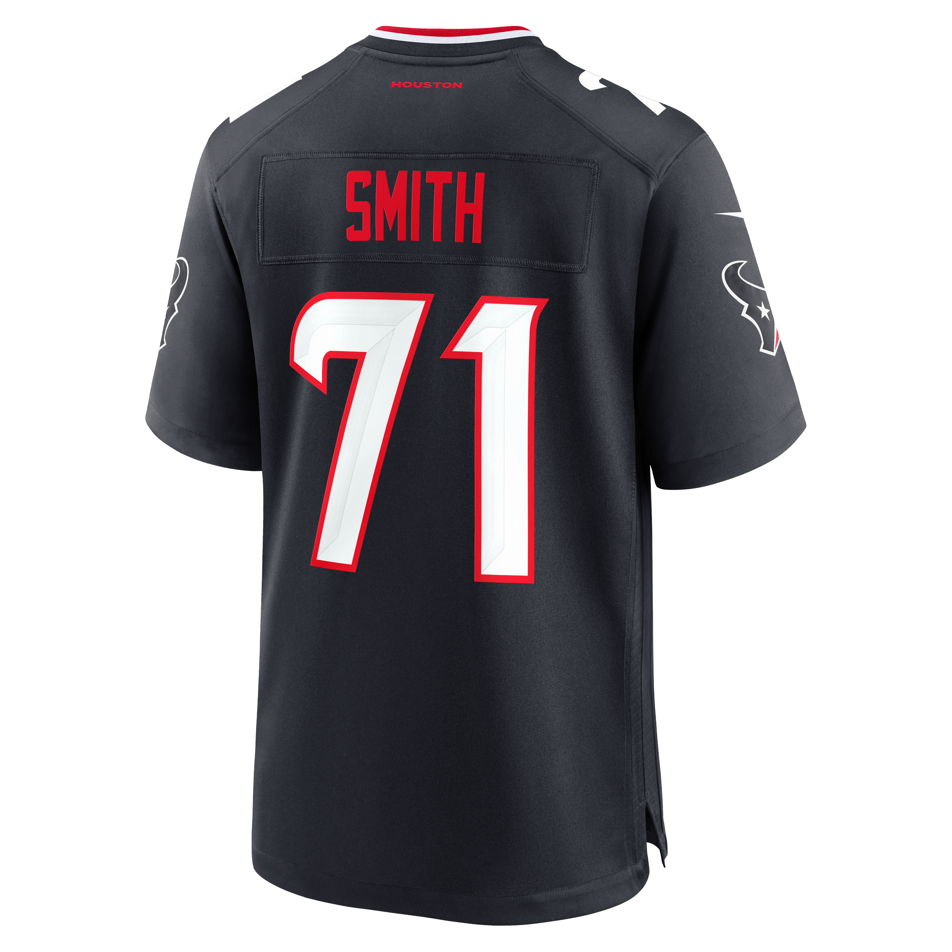 Braden Smith Houston Texans Game Jersey Navy NFL Football Fan Wear Braden Smith