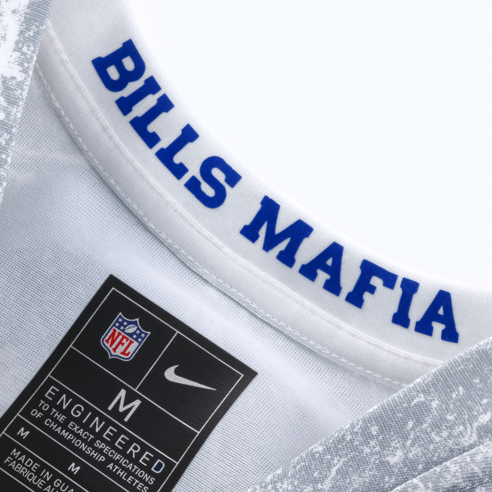 Buffalo Bills Game Jersey White NFL Football Fan Wear Custom Number