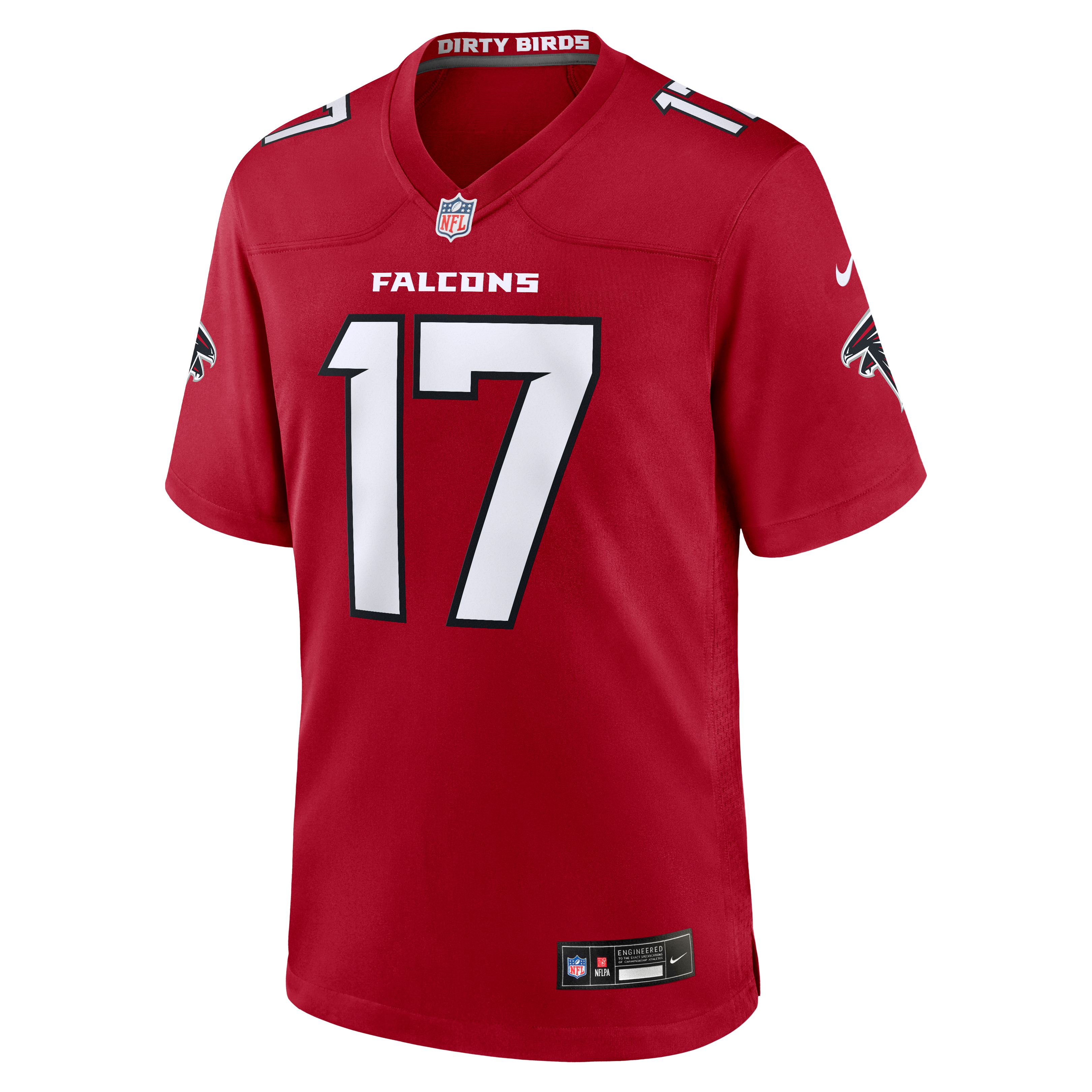 Zachariah Branch Atlanta Falcons Game Jersey Red NFL Football Fan Wear