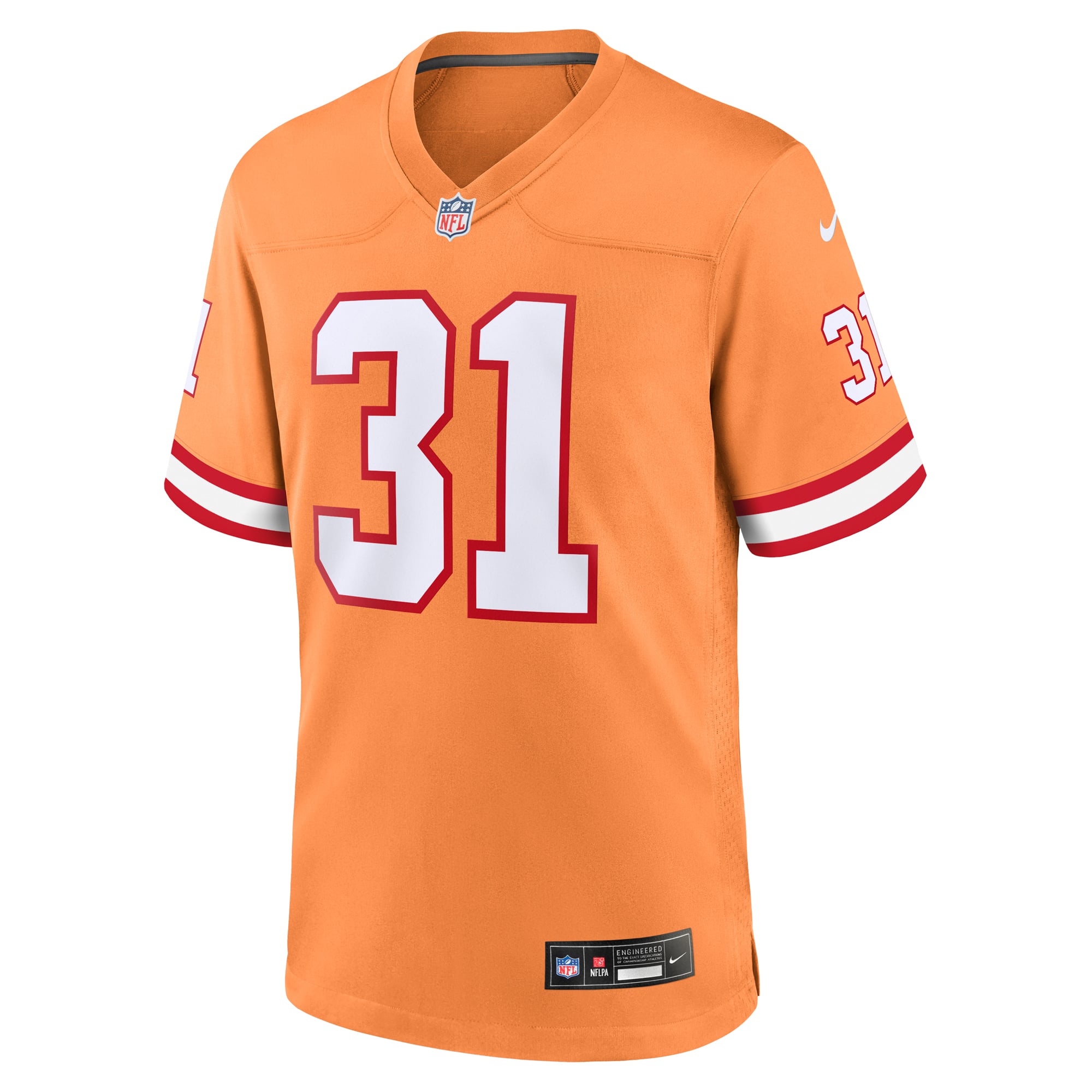 Antoine Winfield Jr Tampa Bay Buccaneers Game Jersey Orange NFL Football Fan Wear