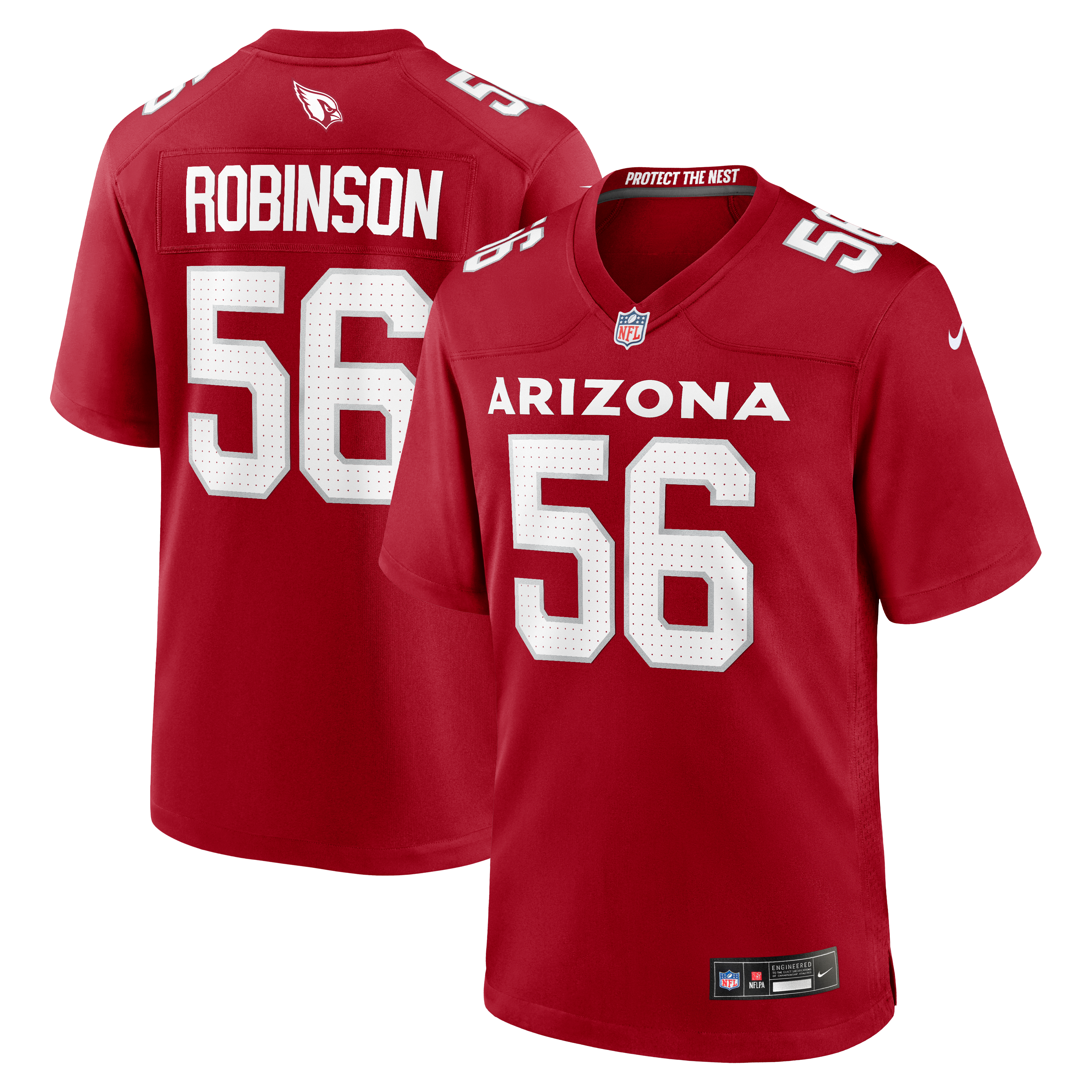 Darius Robinson Arizona Cardinals Game Jersey Cardinal NFL Football Fan Wear