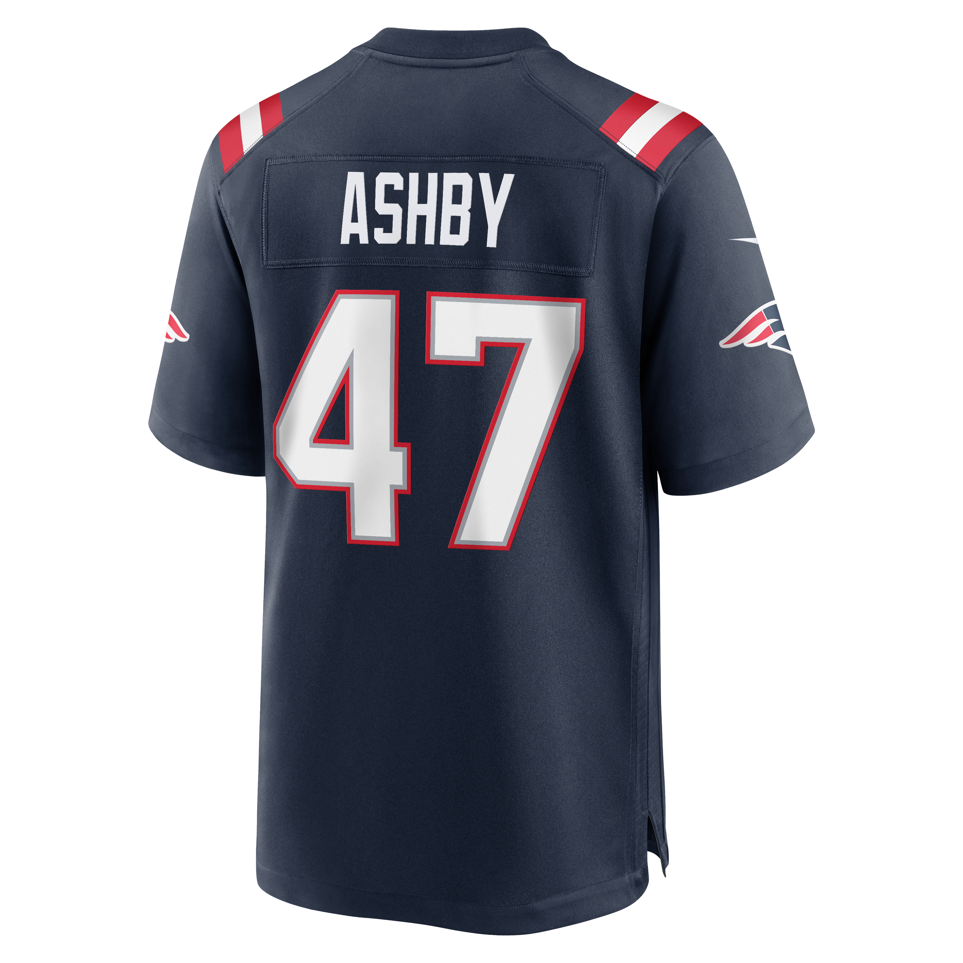 Julian Ashby New England Patriots Game Jersey Navy NFL Football Fan Wear