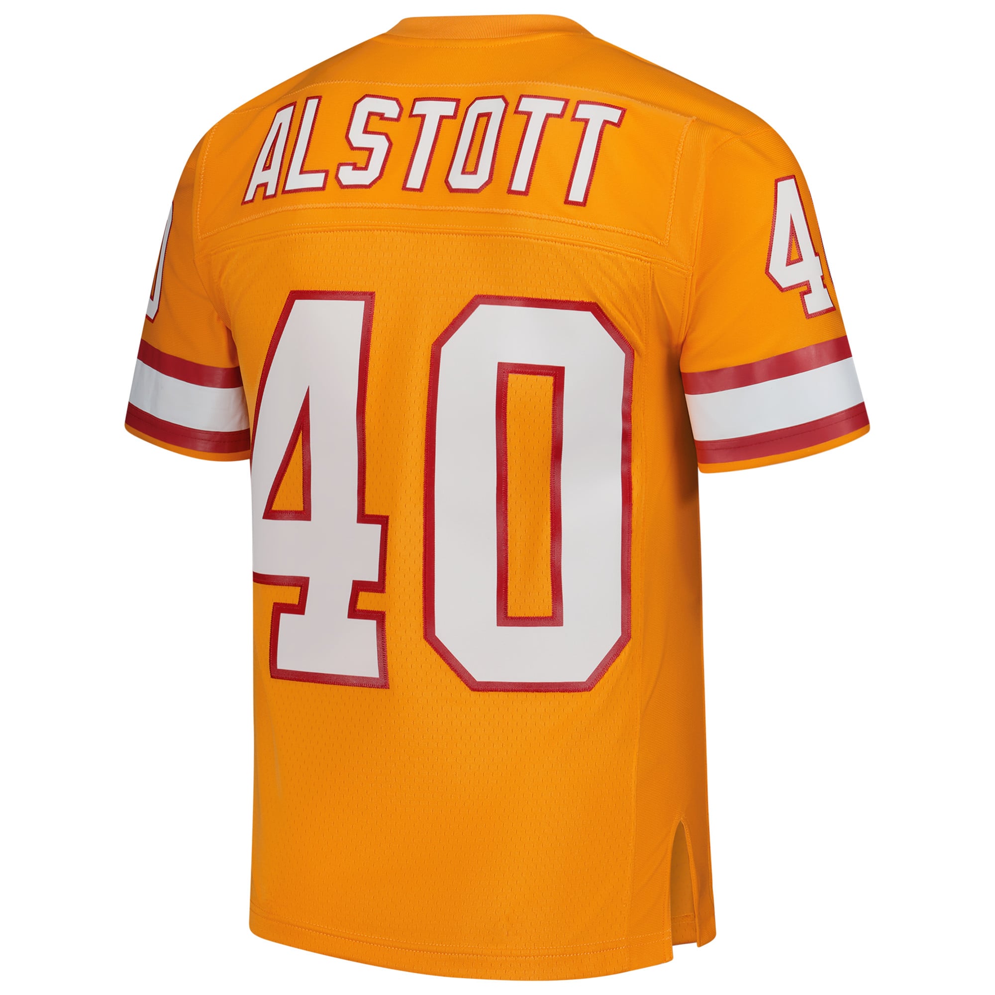 Split Mike Alstott Tampa Bay Buccaneers Replica Jersey Orange NFL Football Fan Wear