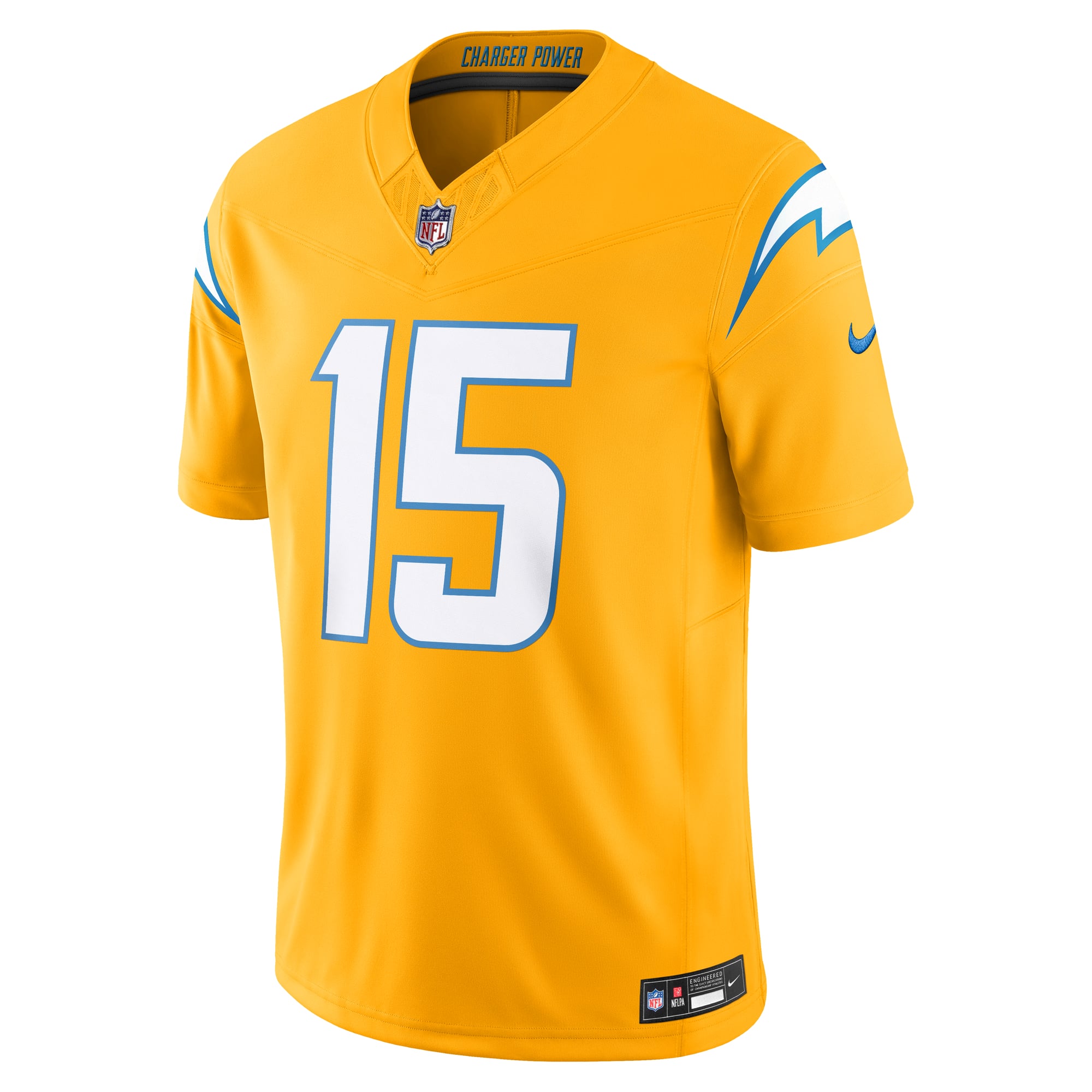 Charger Power Ladd Los Angeles Chargers Alternate Jersey Gold NFL Football Fan Wear