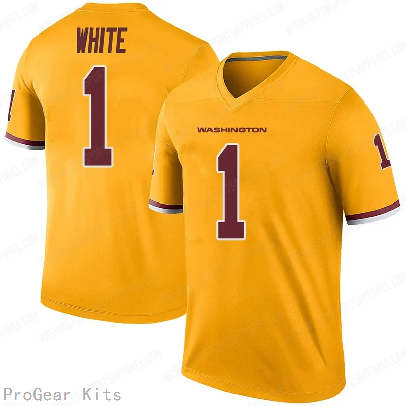 Rachaad Rush Washington Commanders Jersey No.1 White NFL Football Fan Wear