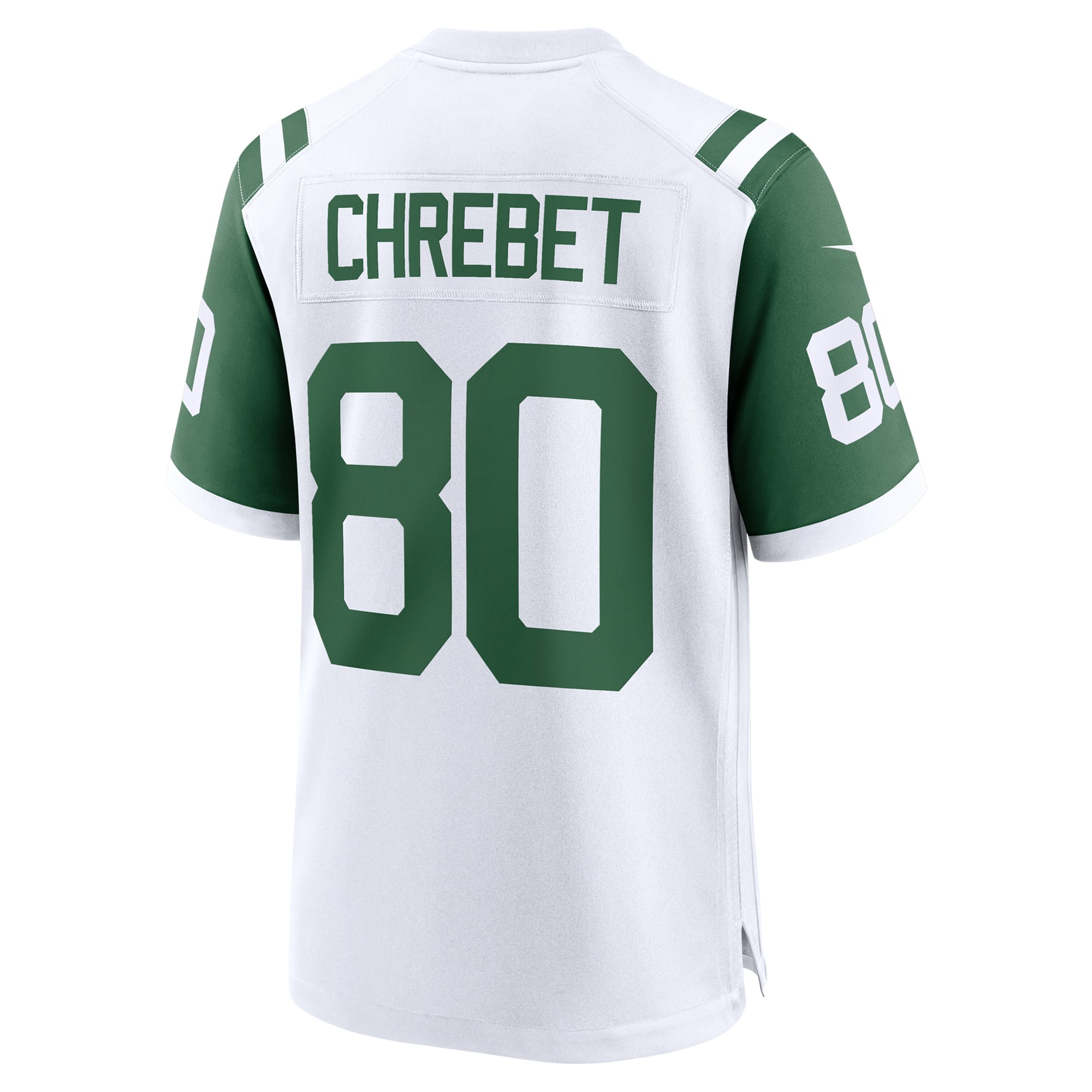 Wayne Chrebet Retired New York Jets Game Jersey White NFL Football Fan Wear Wayne Chrebet Retired