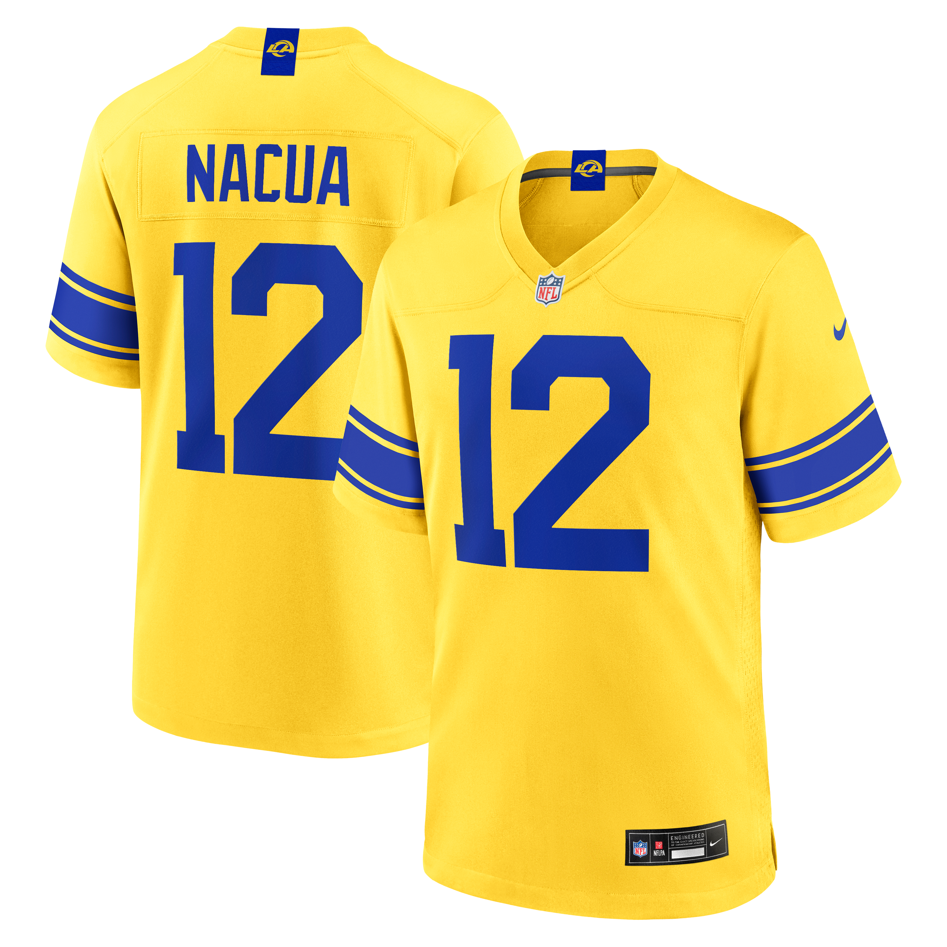 Sol Puka Nacua Los Angeles Rams Game Jersey NFL Football Fan Wear