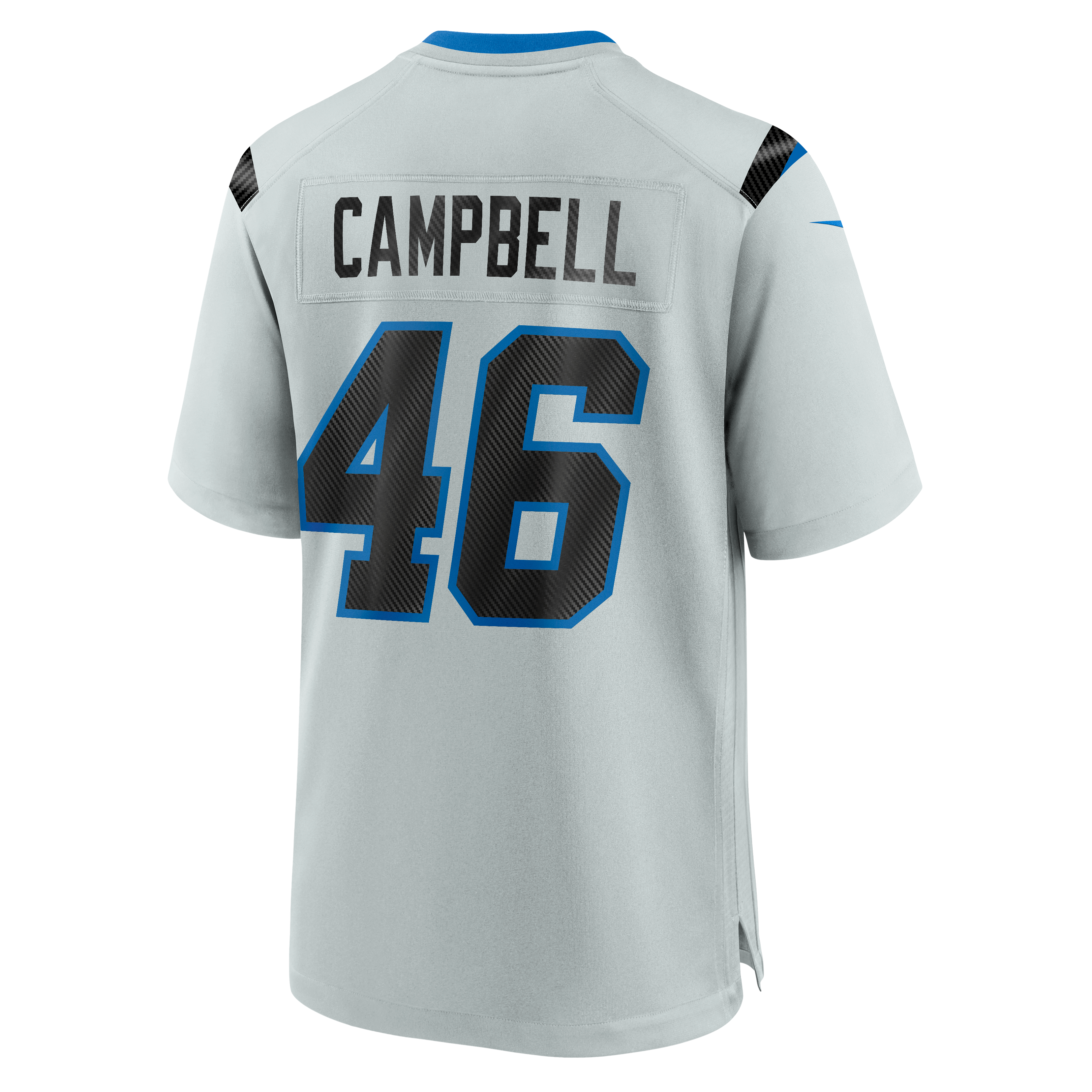 Jack Campbell Detroit Lions Game Jersey Silver NFL Football Fan Wear Jack Campbell