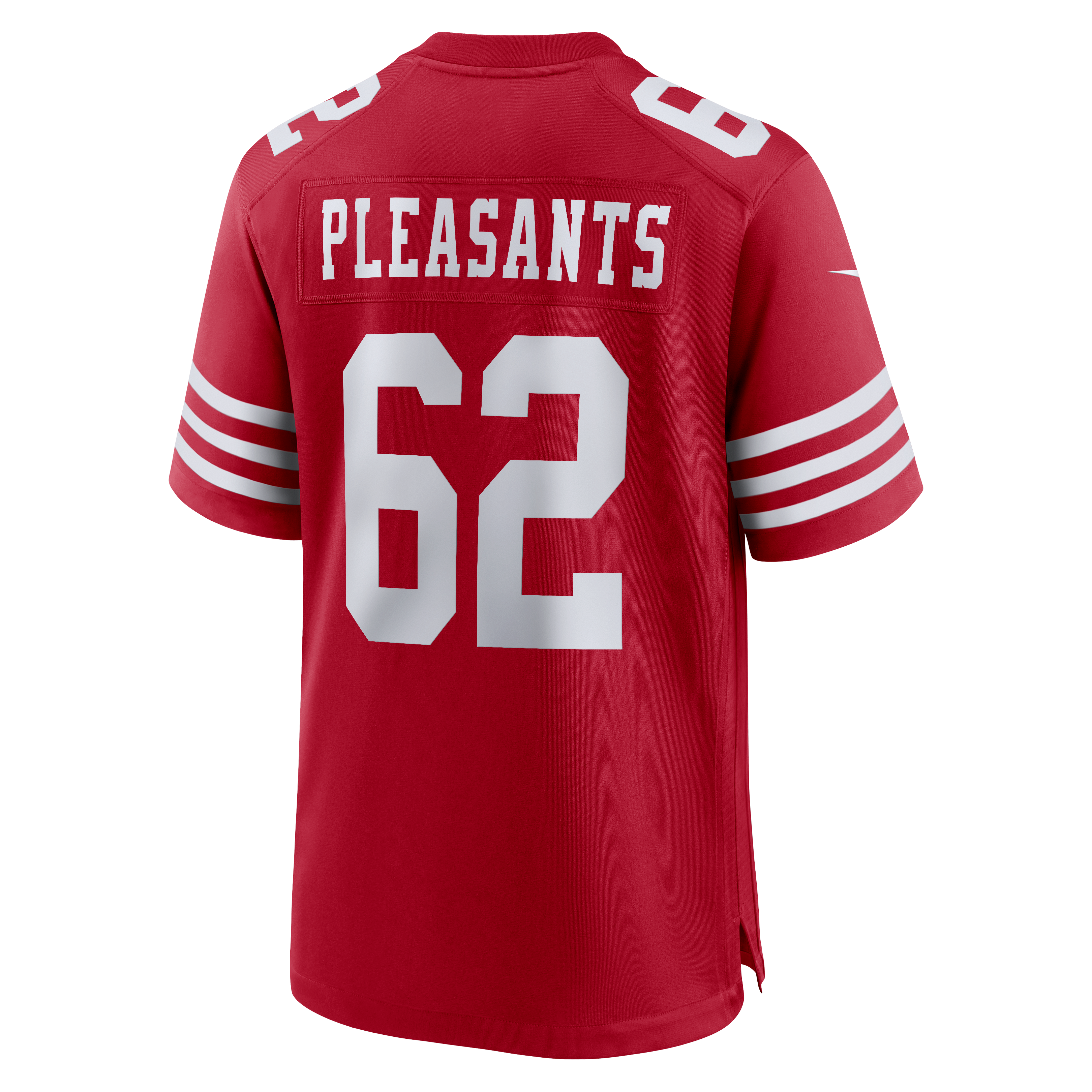 Austen Pleasants San Francisco 49ers Game Jersey Scarlet NFL Football Fan Wear Austen Pleasants