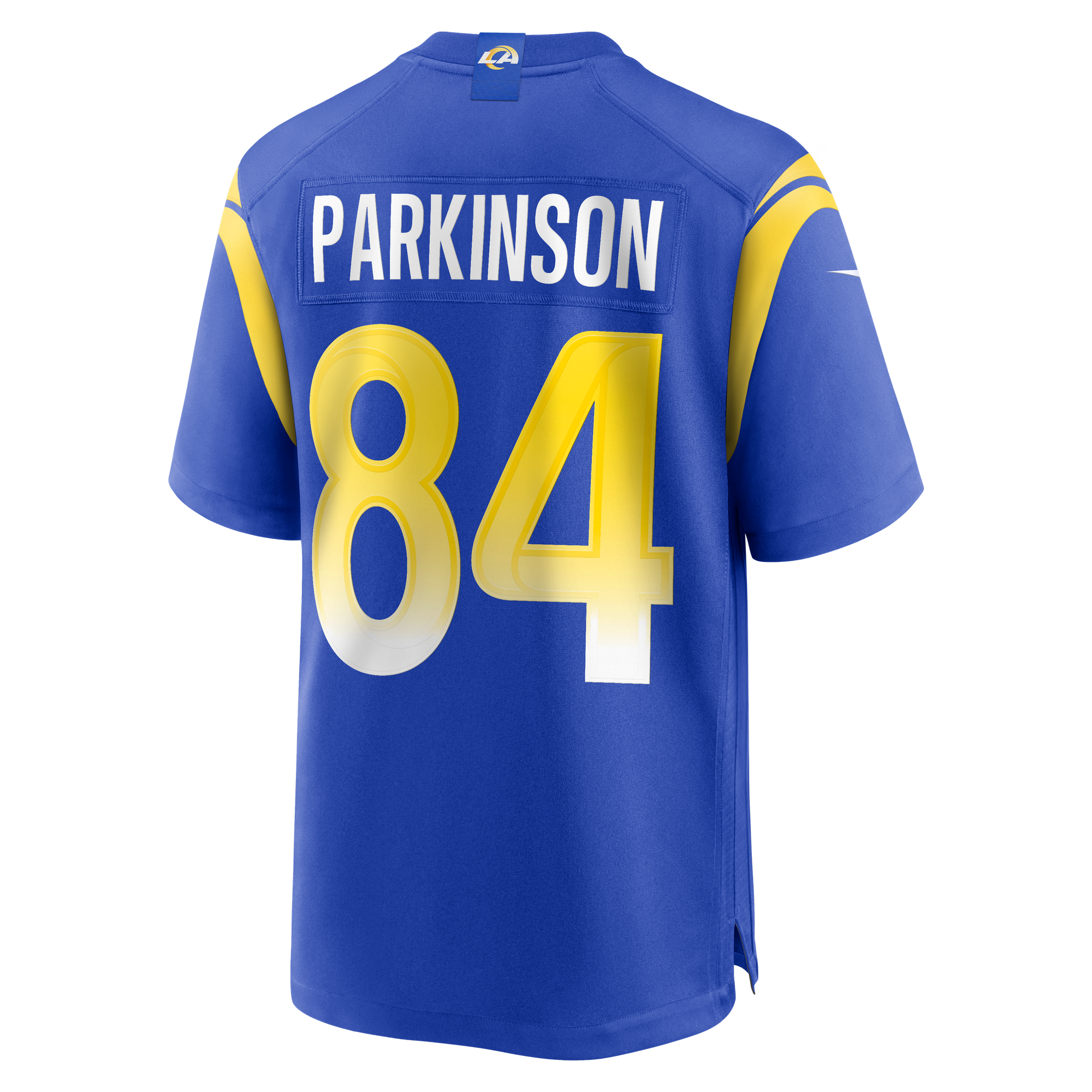 Colby Parkinson Los Angeles Rams Game Jersey Royal NFL Football Fan Wear Colby Parkinson