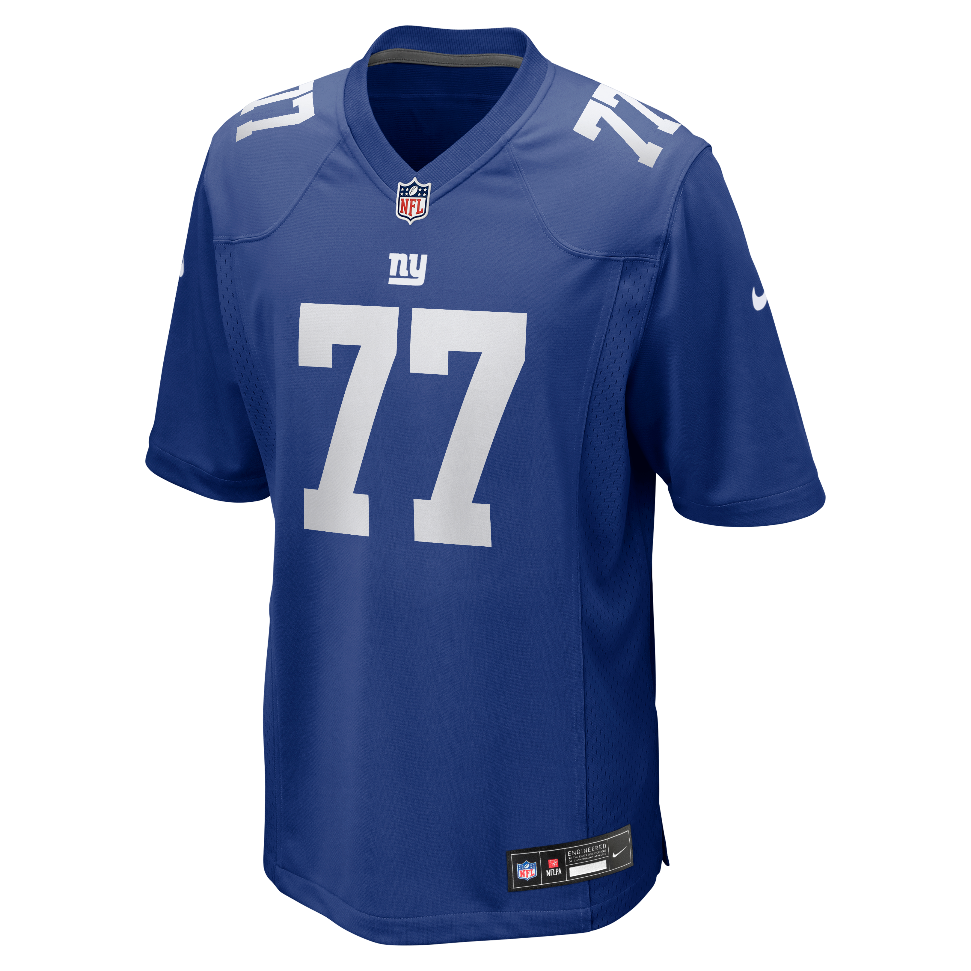 Daniel Faalele New York Giants Game Jersey Royal NFL Football Fan Wear Daniel Faalele