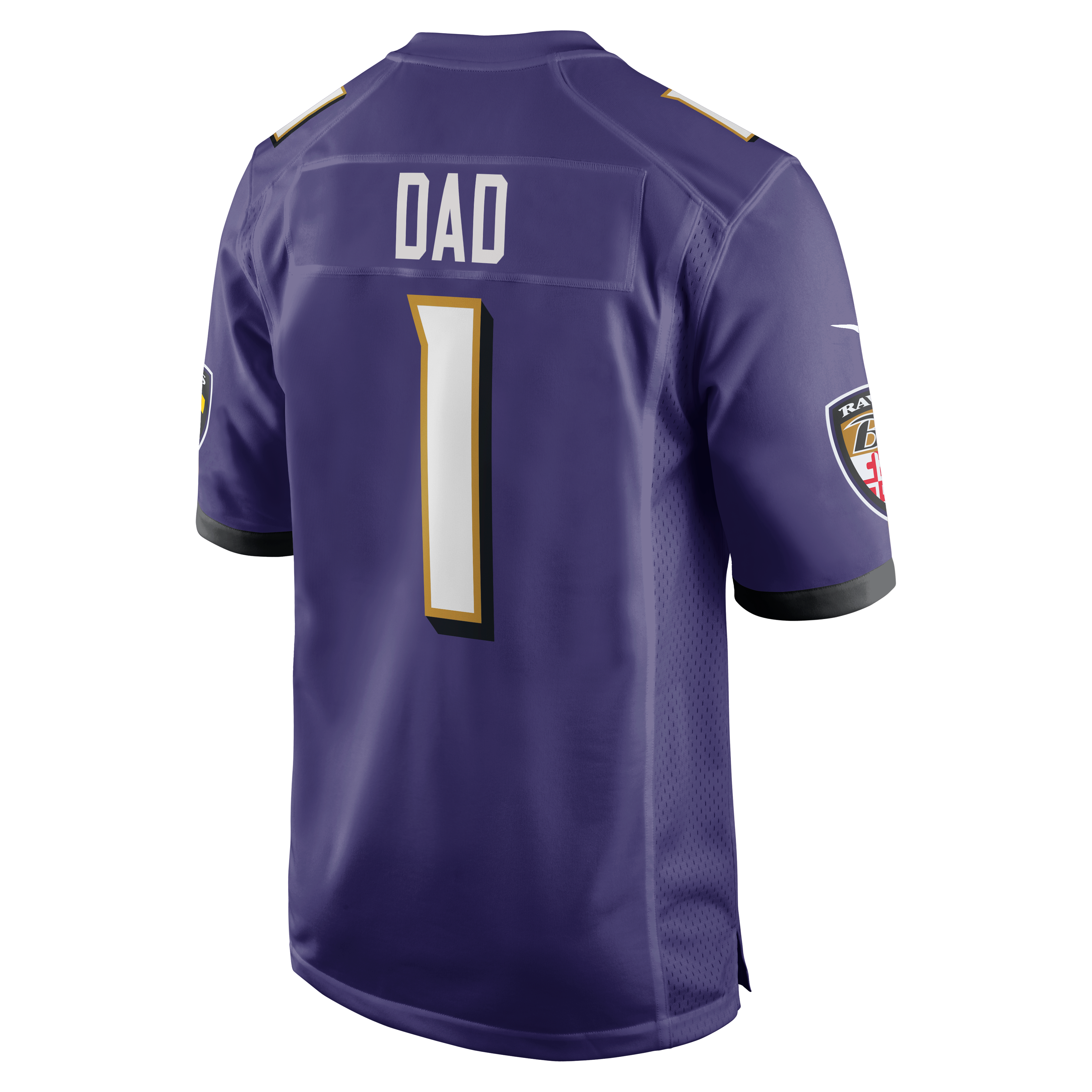 Baltimore Ravens Game Jersey No.1 Purple NFL Football Fan Wear No.1