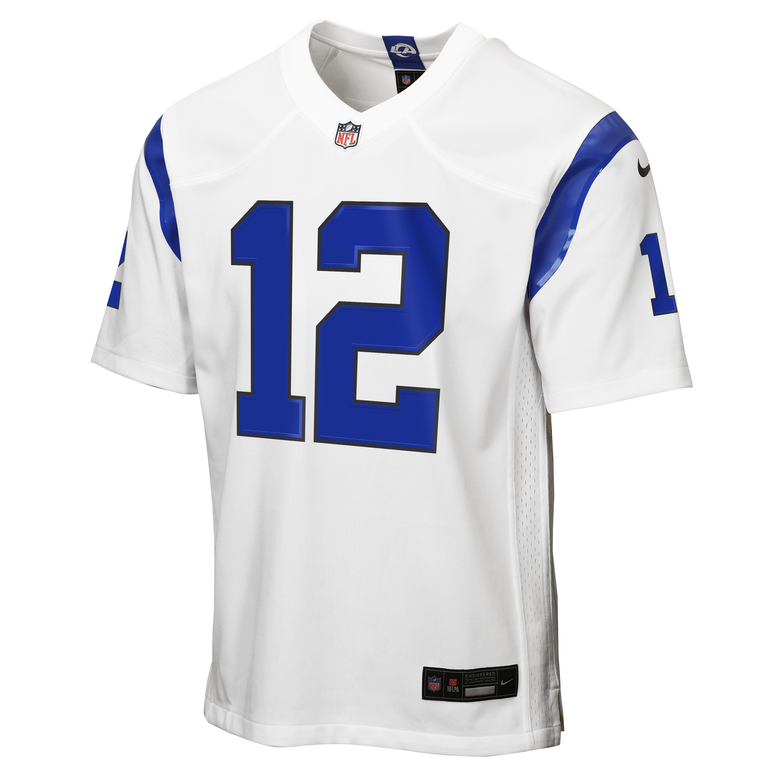 Puka Nacua Fearsome Los Angeles Rams Game Jersey White NFL Football Fan Wear