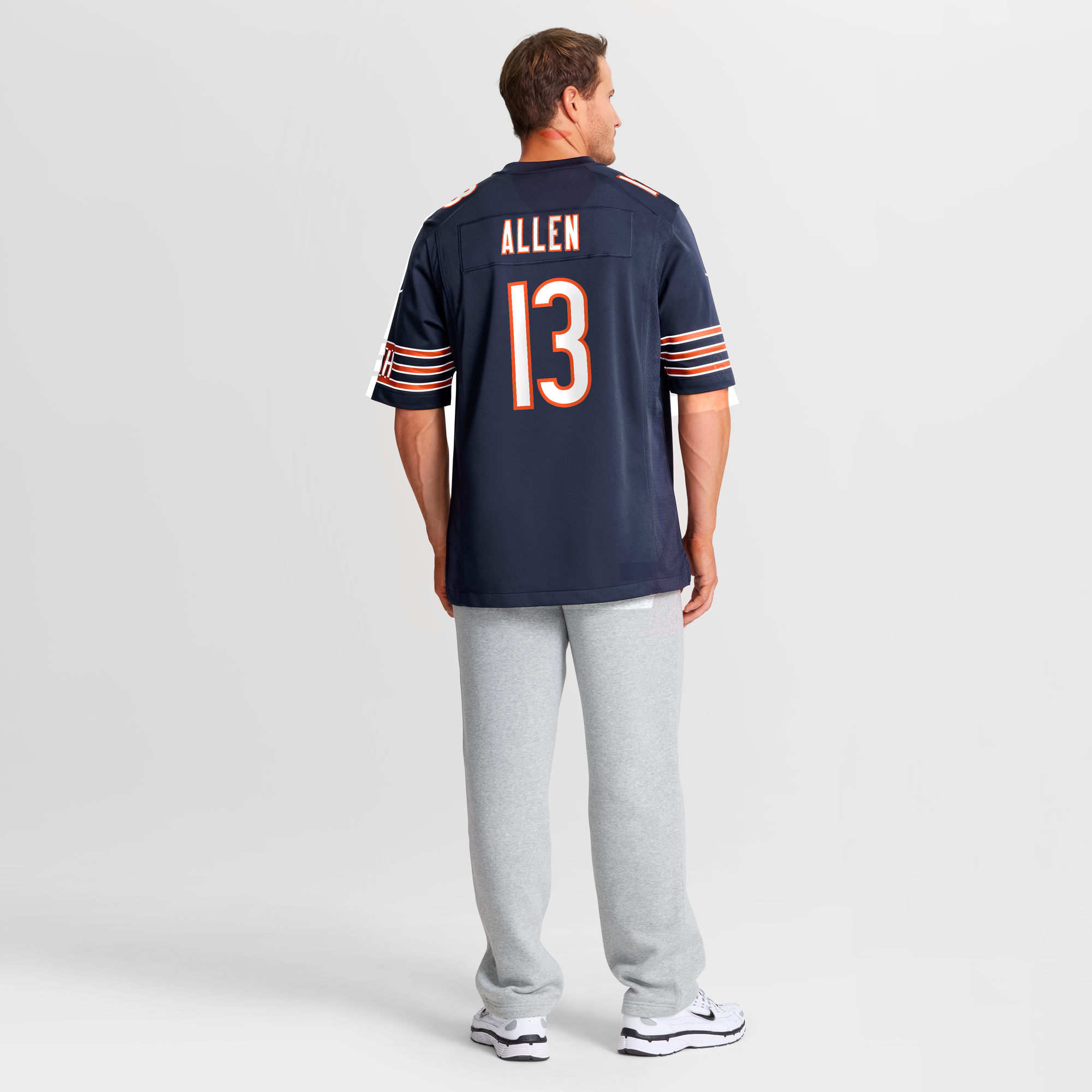 Keenan Allen Chicago Bears Game Jersey Navy NFL Football Fan Wear Keenan Allen