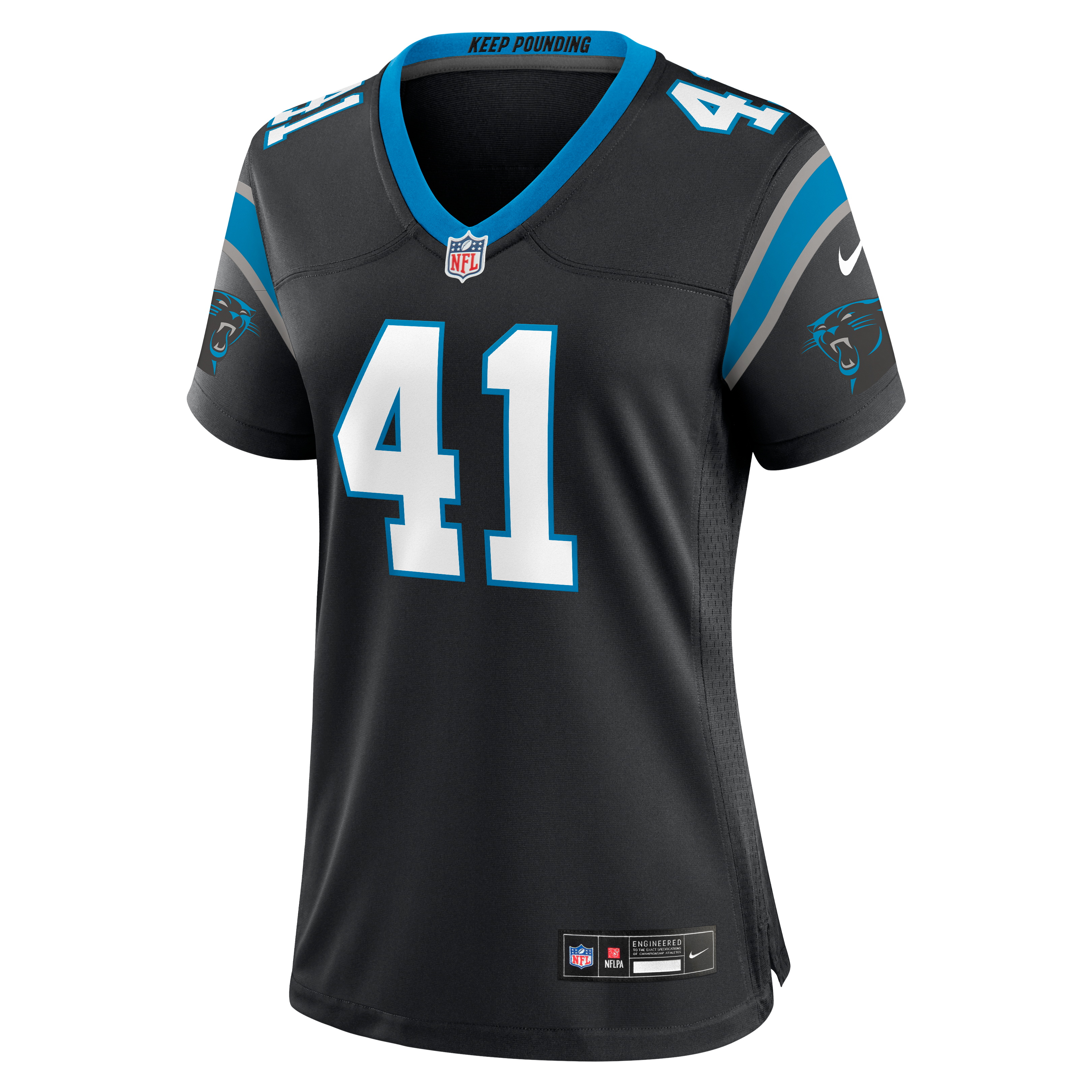 Jacoby Windmon Carolina Panthers Game Jersey Black NFL Football Fan Wear Jacoby Windmon