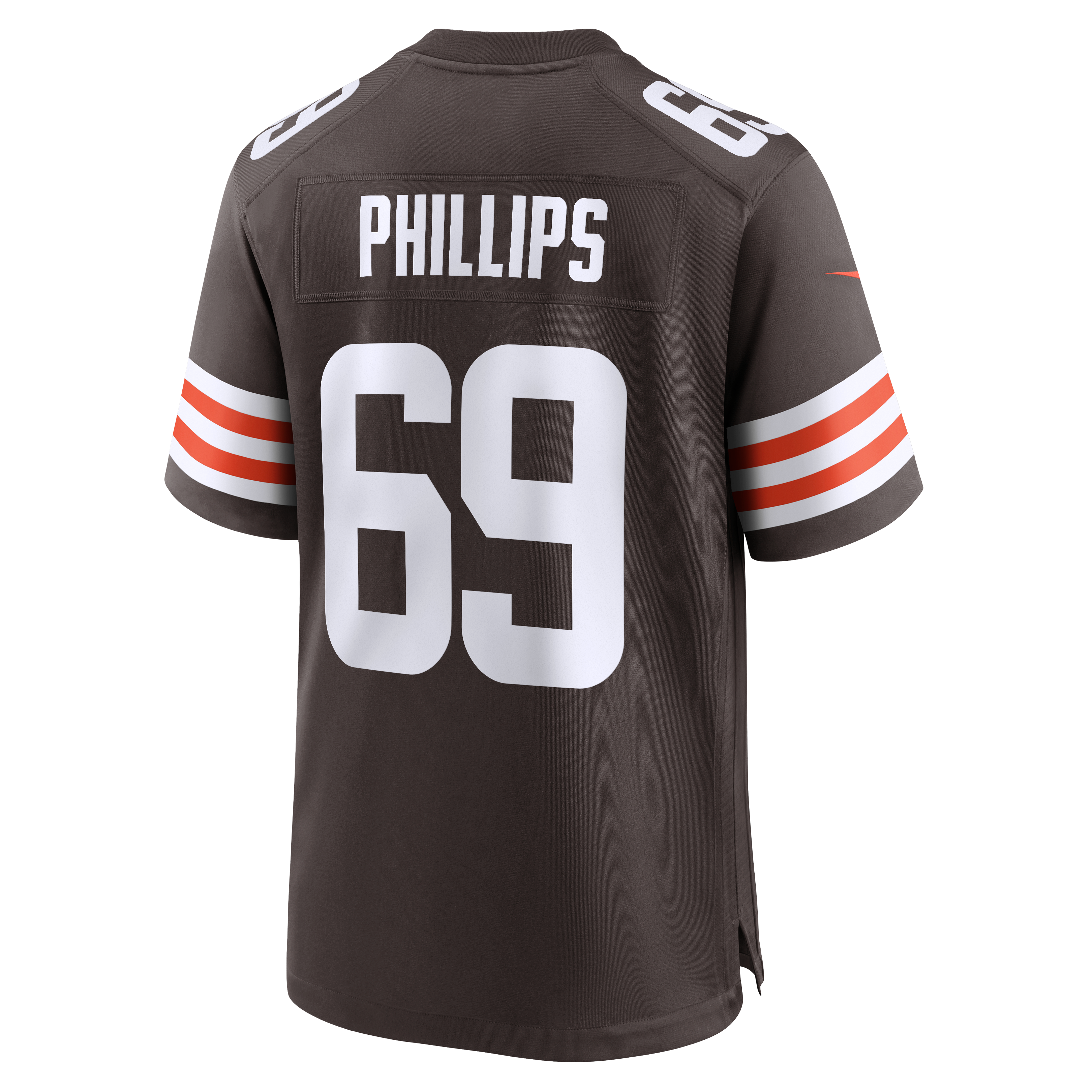 Tyre Phillips Cleveland Browns Game Jersey Brown NFL Football Fan Wear