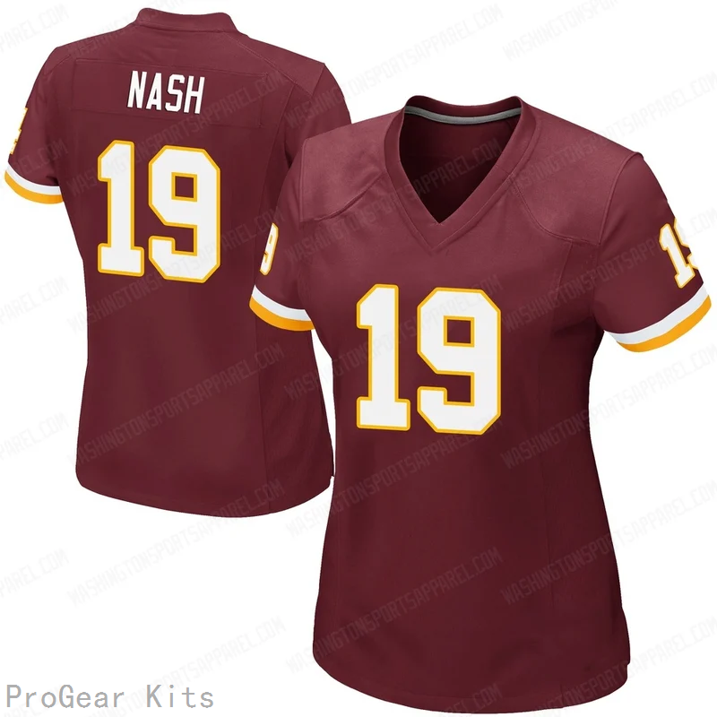 Nick Nash Washington Commanders Legend Jersey No.19 Burgundy NFL Football Fan Wear Nick Nash