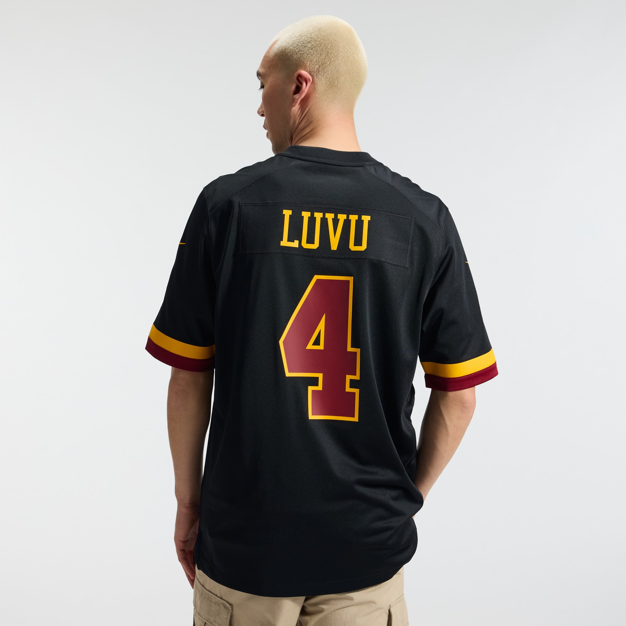 Frankie Luvu Washington Commanders Game Jersey Black NFL Football Fan Wear