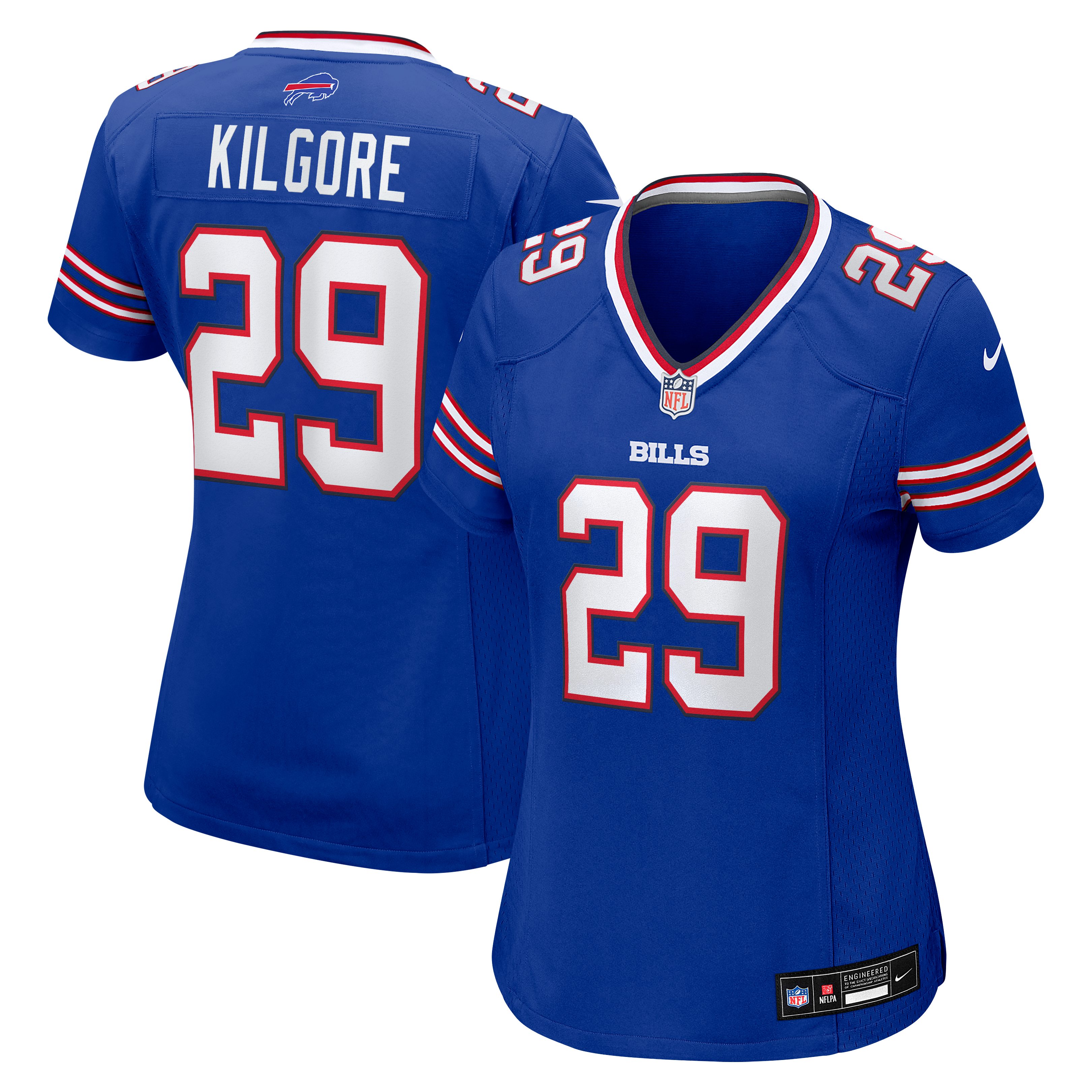Jalon Kilgore Buffalo Bills Game Jersey Royal NFL Football Fan Wear