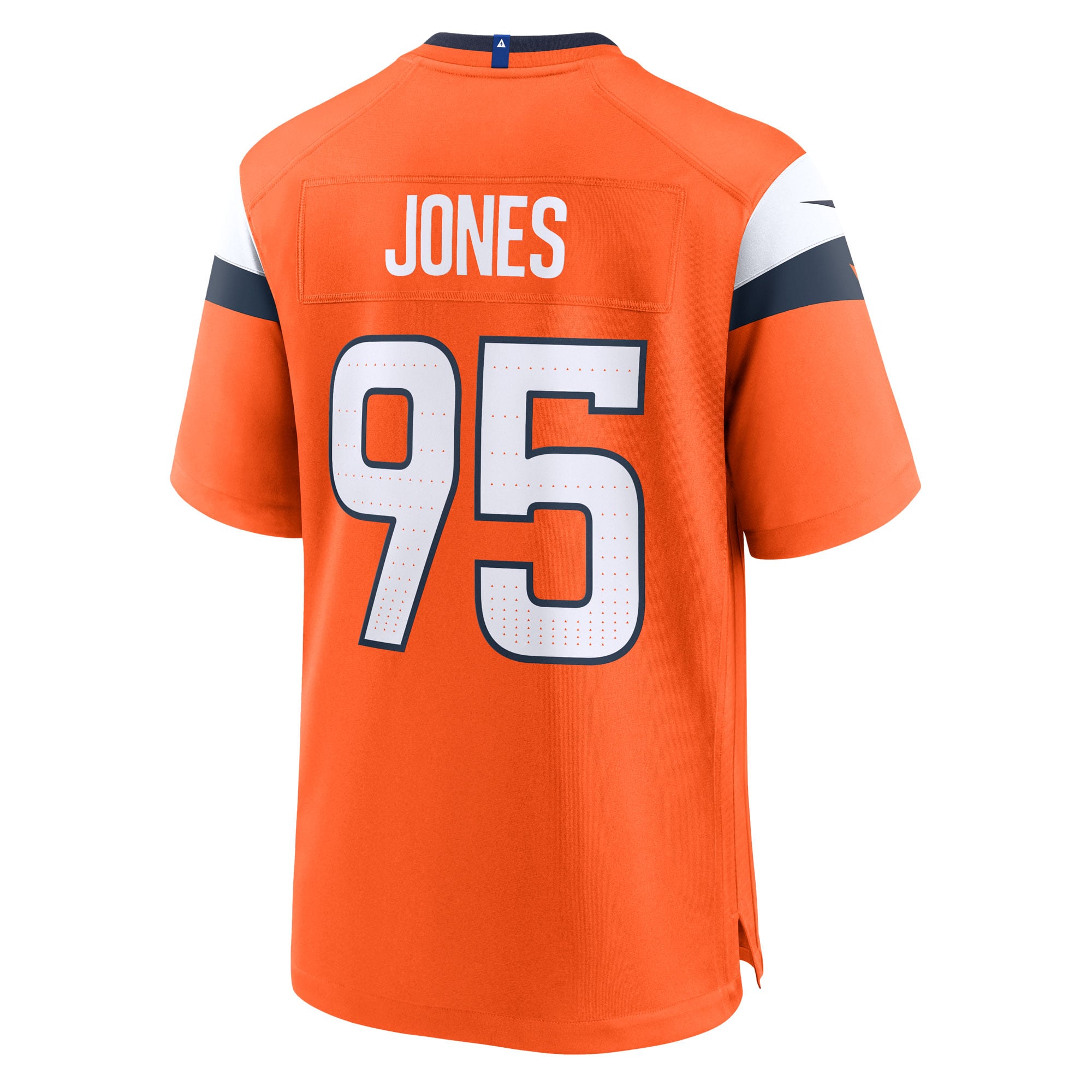 Sai'vion Jones Denver Broncos Game Jersey Orange NFL Football Fan Wear Sai'vion Jones