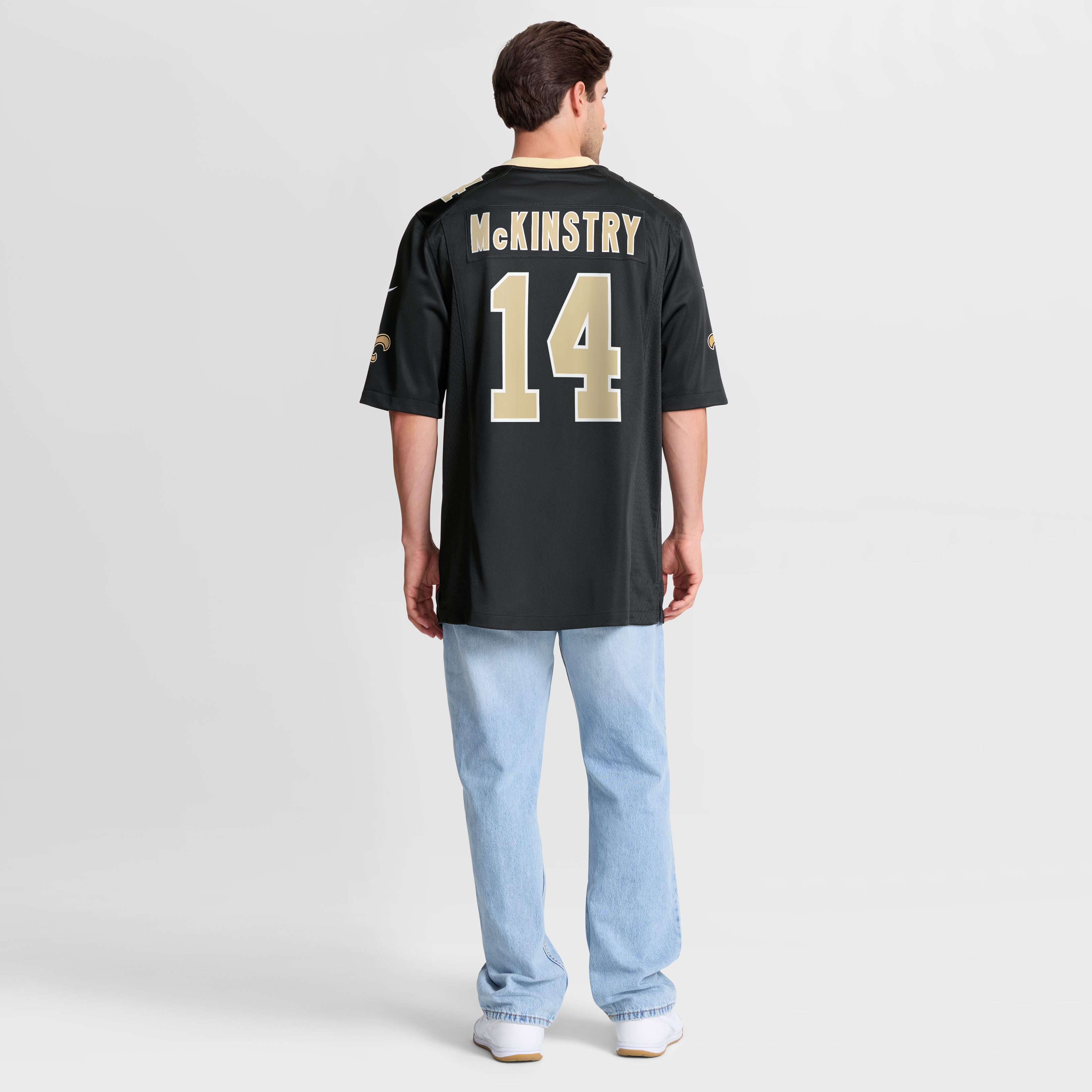 Ga'Quincy McKinstry New Orleans Saints Game Jersey Black NFL Football Fan Wear