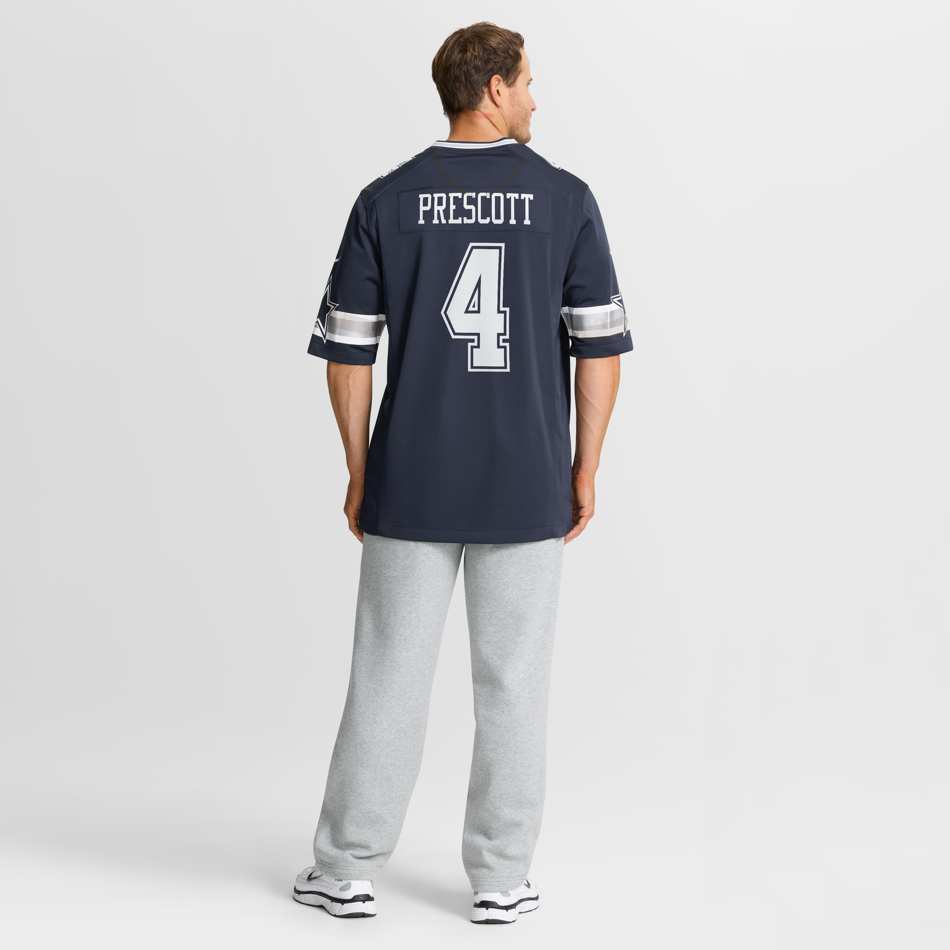 Dak Prescott Dallas Cowboys Game Jersey Navy NFL Football Fan Wear Dak Prescott