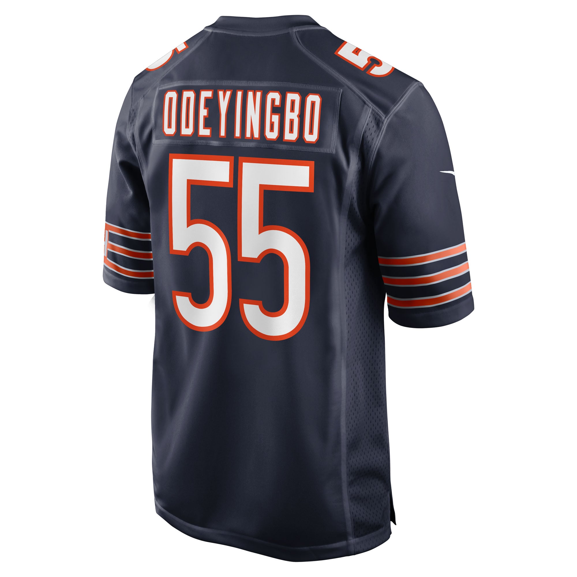 Dayo Odeyingbo Chicago Bears Game Jersey Navy NFL Football Fan Wear Dayo Odeyingbo
