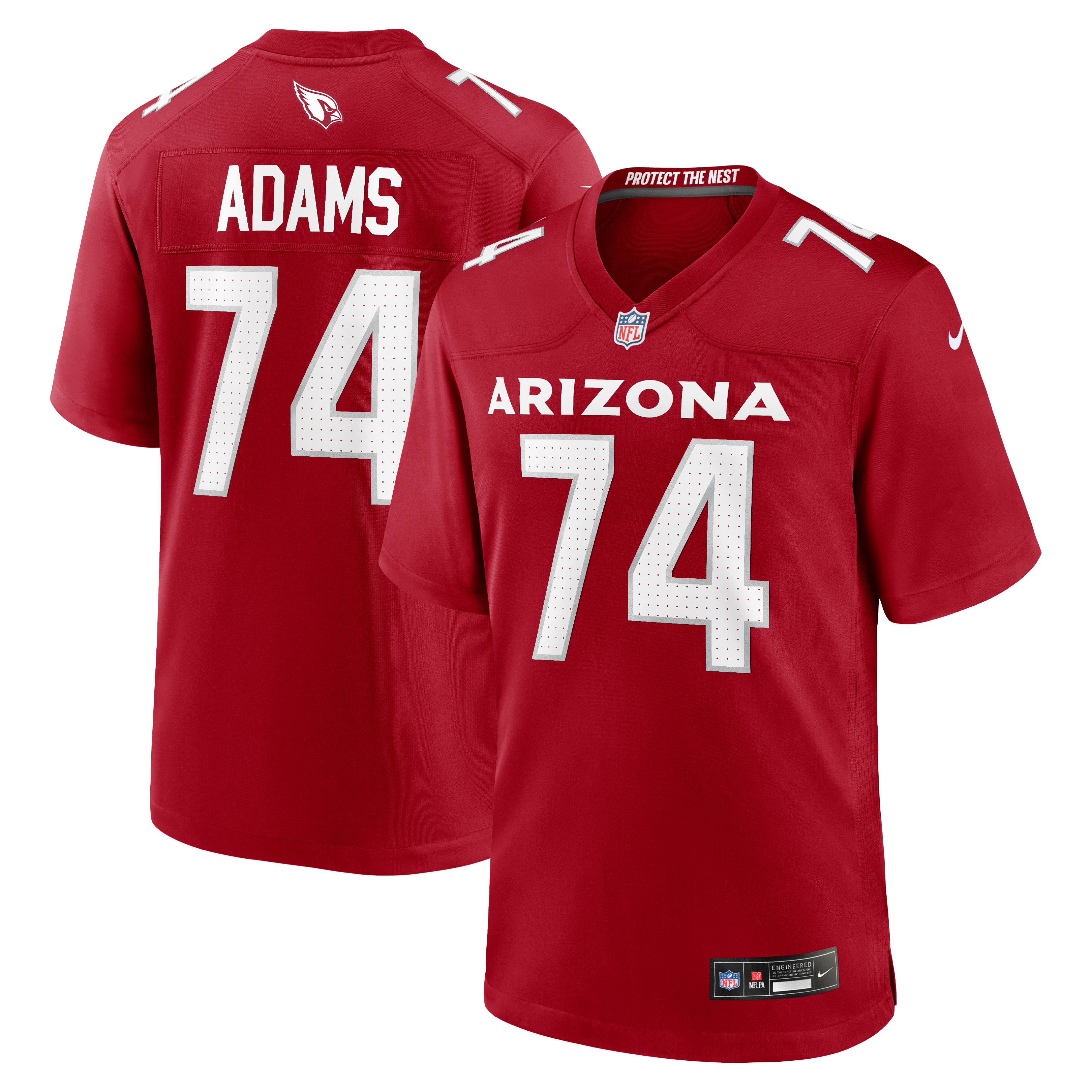Isaiah Adams Arizona Cardinals Game Jersey Cardinal NFL Football Fan Wear