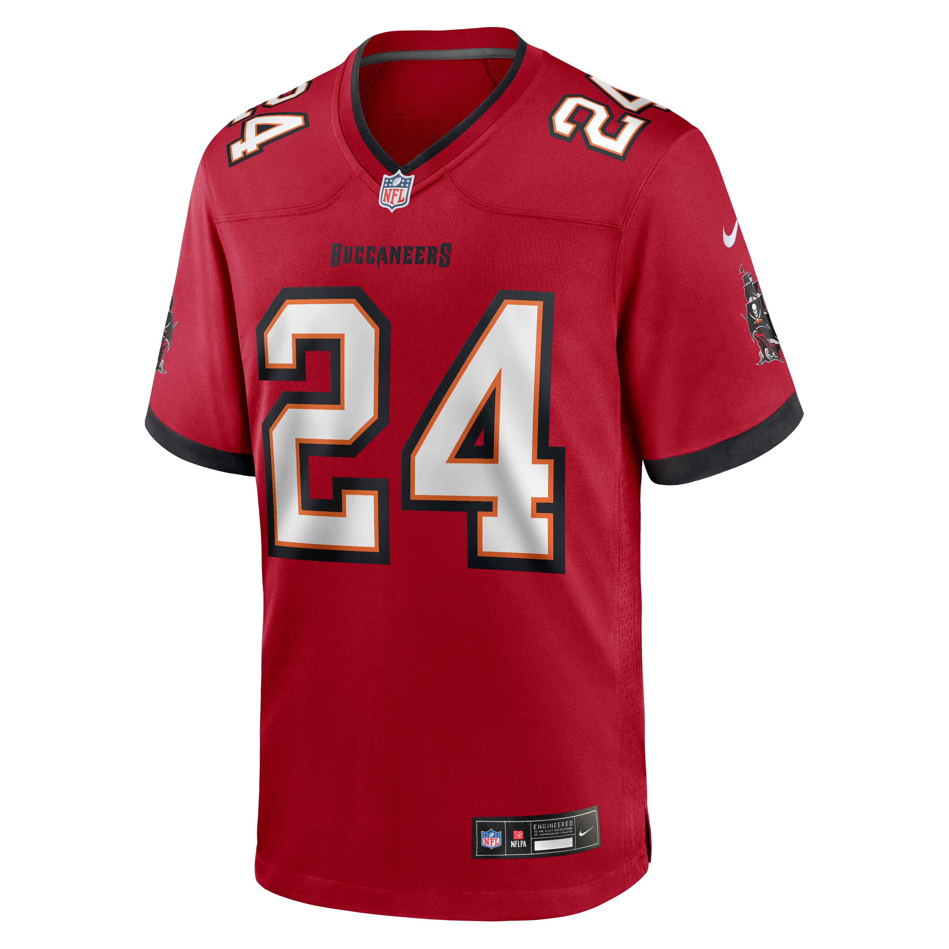 Cadillac Williams Retired Tampa Bay Buccaneers Player Jersey Red NFL Football Fan Wear Cadillac Williams Retired