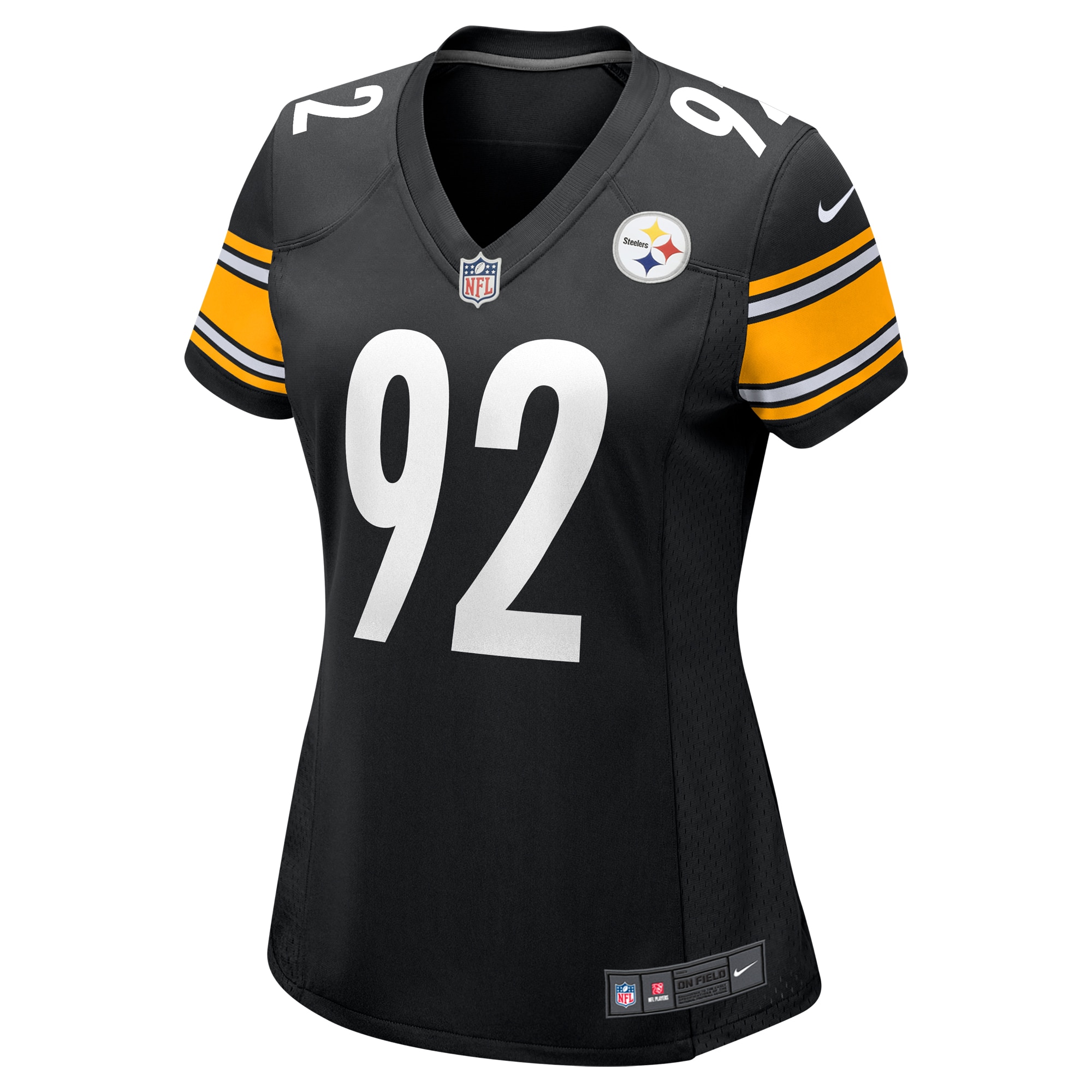 James Harrison Retired Pittsburgh Steelers Game Jersey Black NFL Football Fan Wear