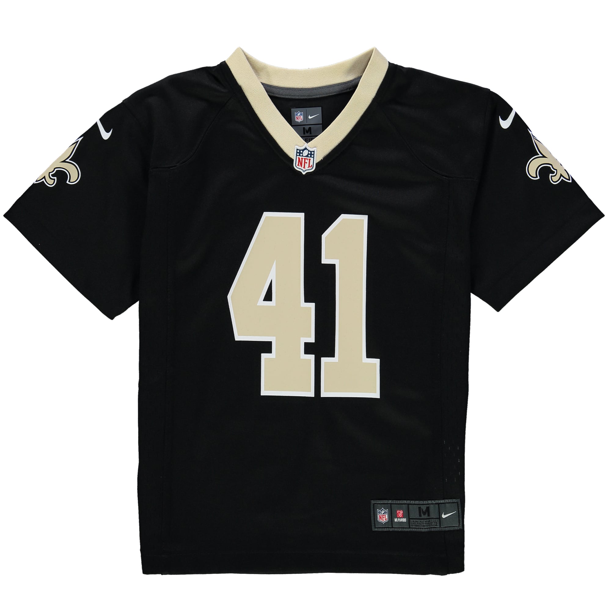 Alvin Kamara RFLCTV New Orleans Saints Limited Jersey Black NFL Football Fan Wear