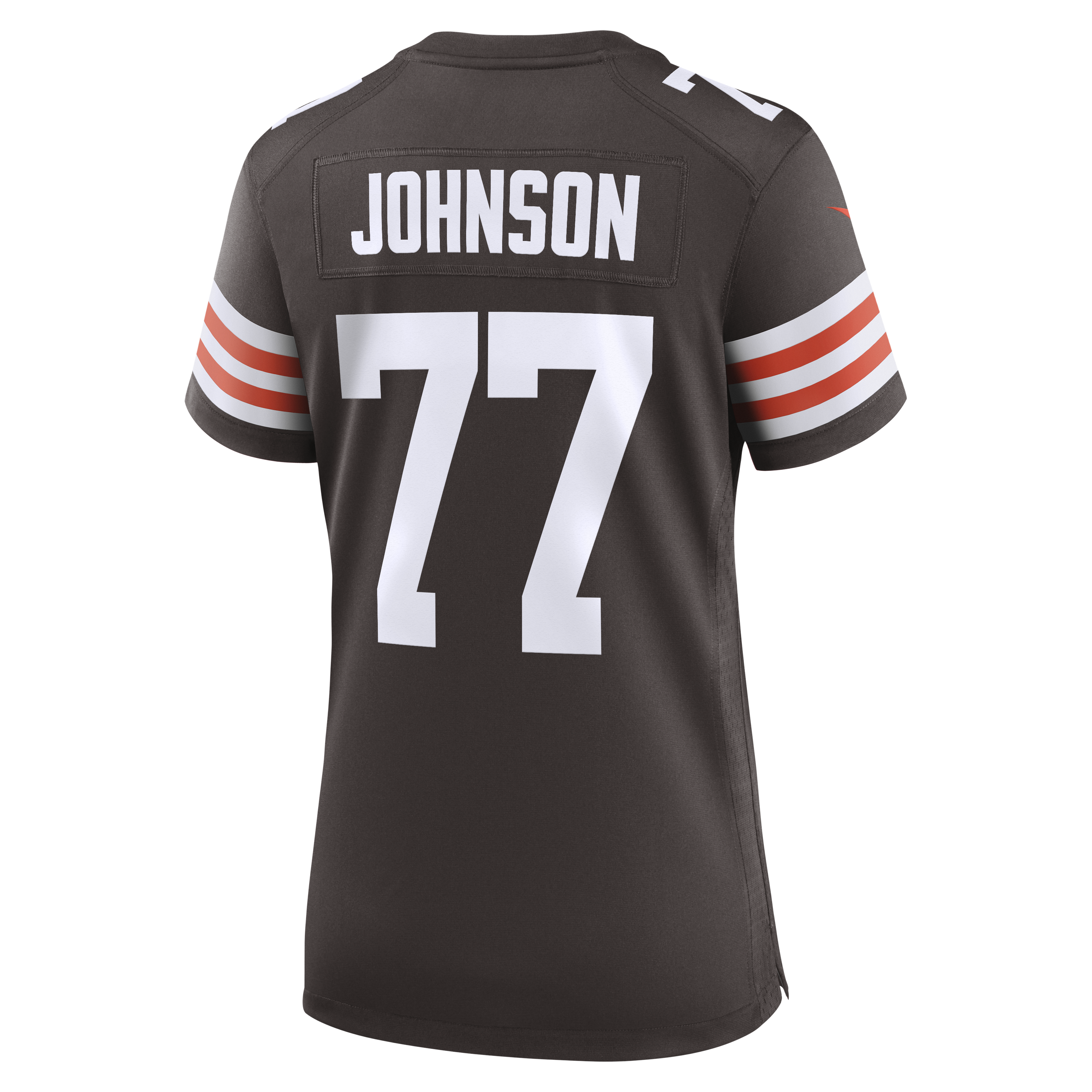 Zion Johnson Cleveland Browns Game Jersey Brown NFL Football Fan Wear Zion Johnson