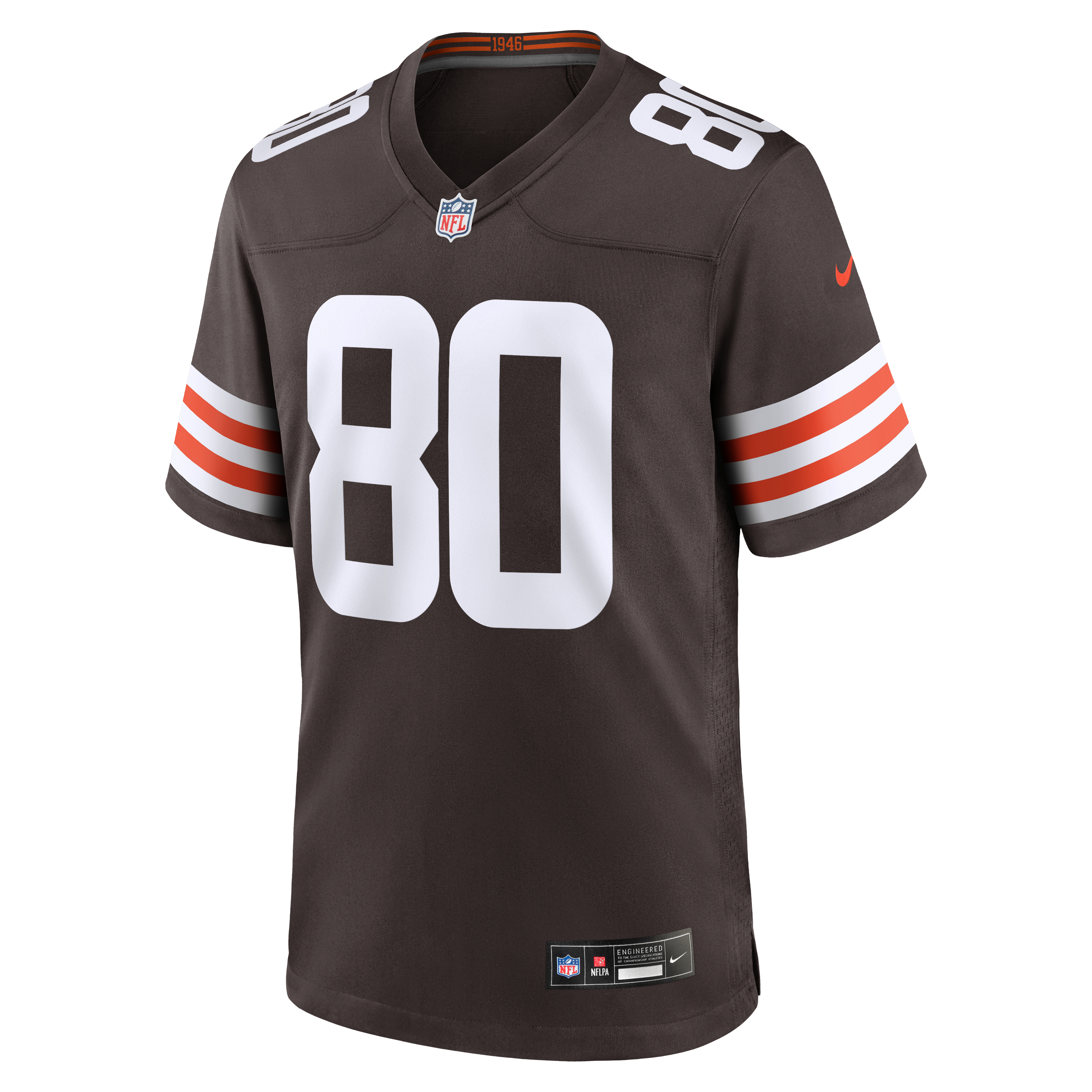 Jamari Thrash Cleveland Browns Game Jersey Brown NFL Football Fan Wear Jamari Thrash