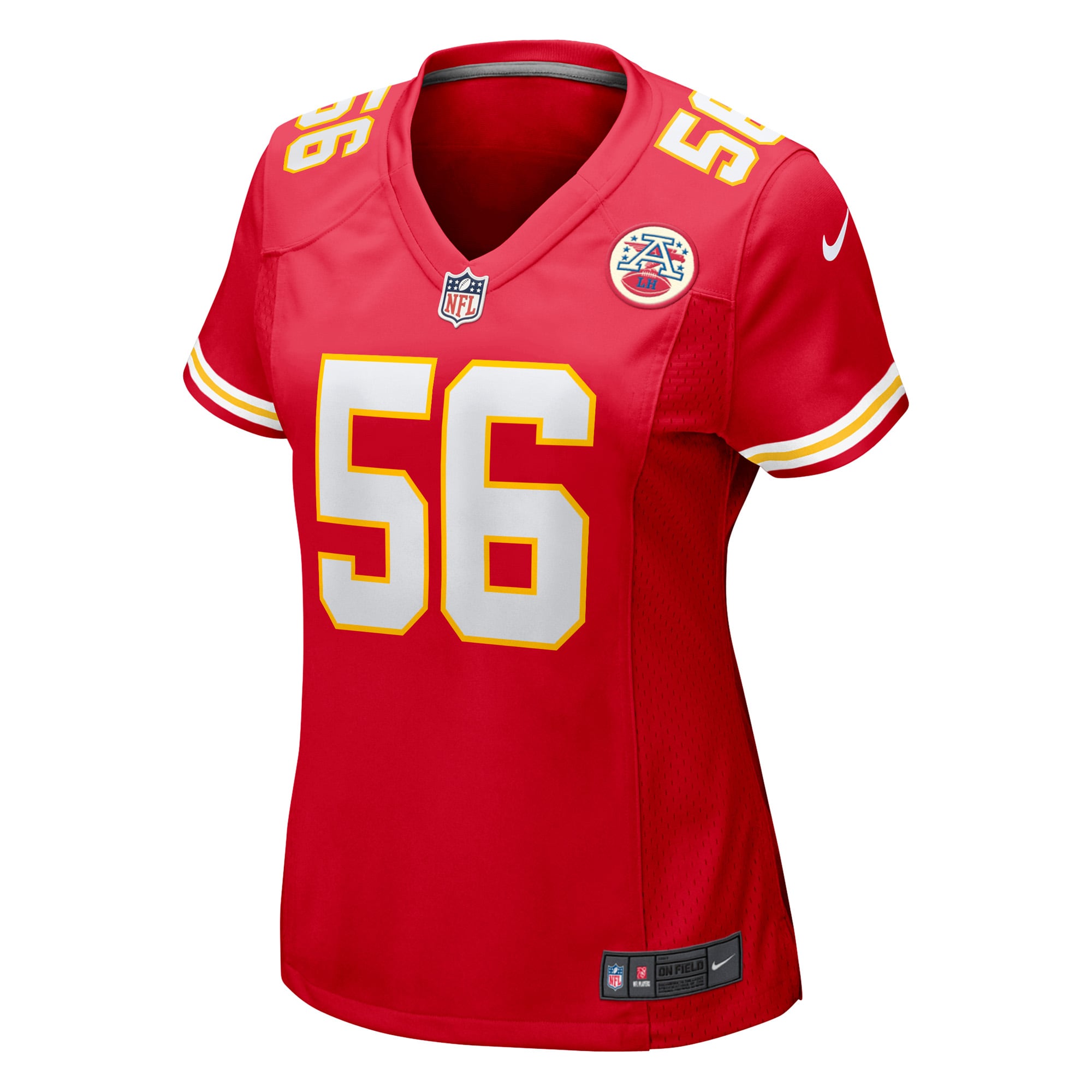 George Karlaftis Kansas City Chiefs Player Jersey White NFL Football Fan Wear George Karlaftis
