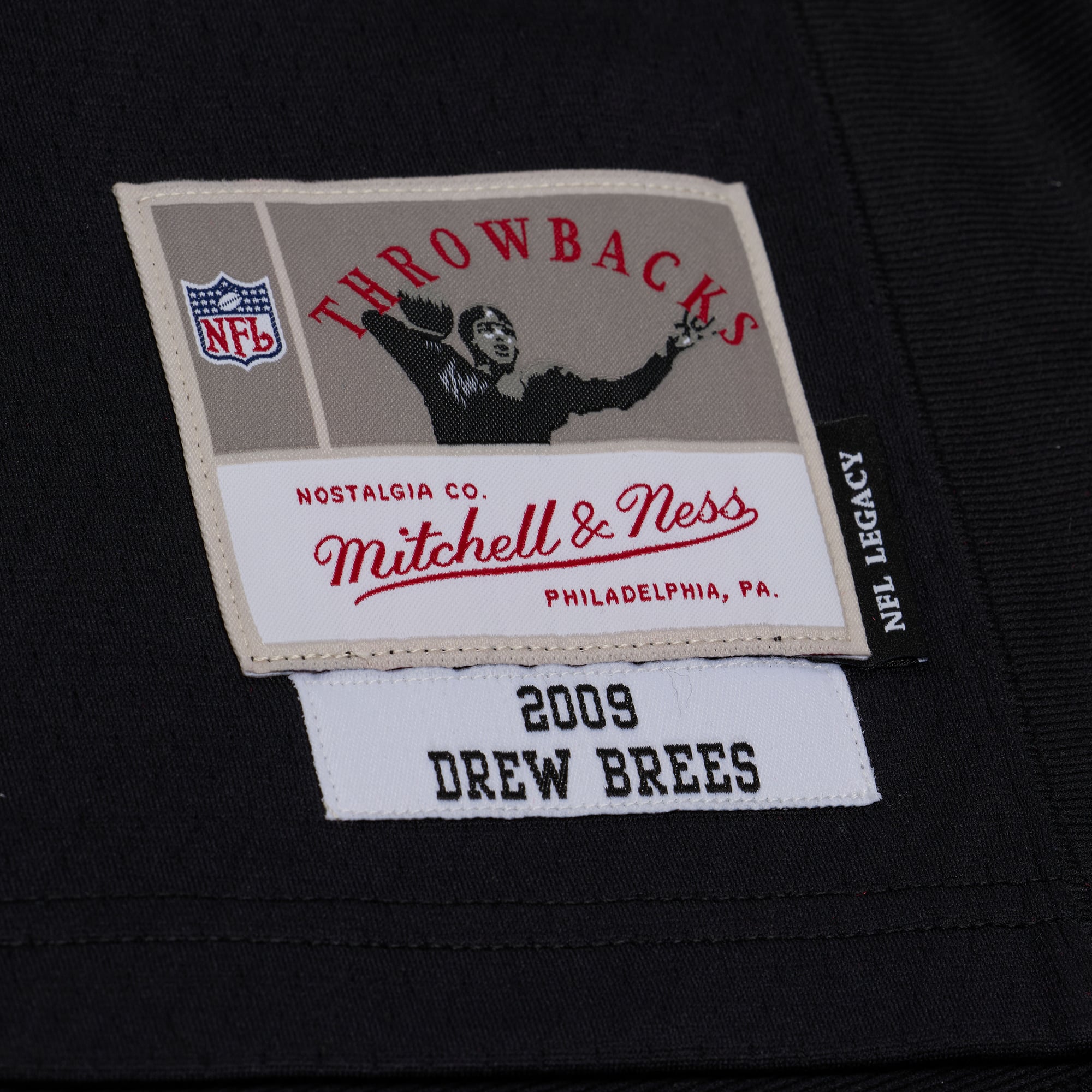 Big Tall Retired New Orleans Saints Player Jersey Black NFL Football Fan Wear Big Tall Retired