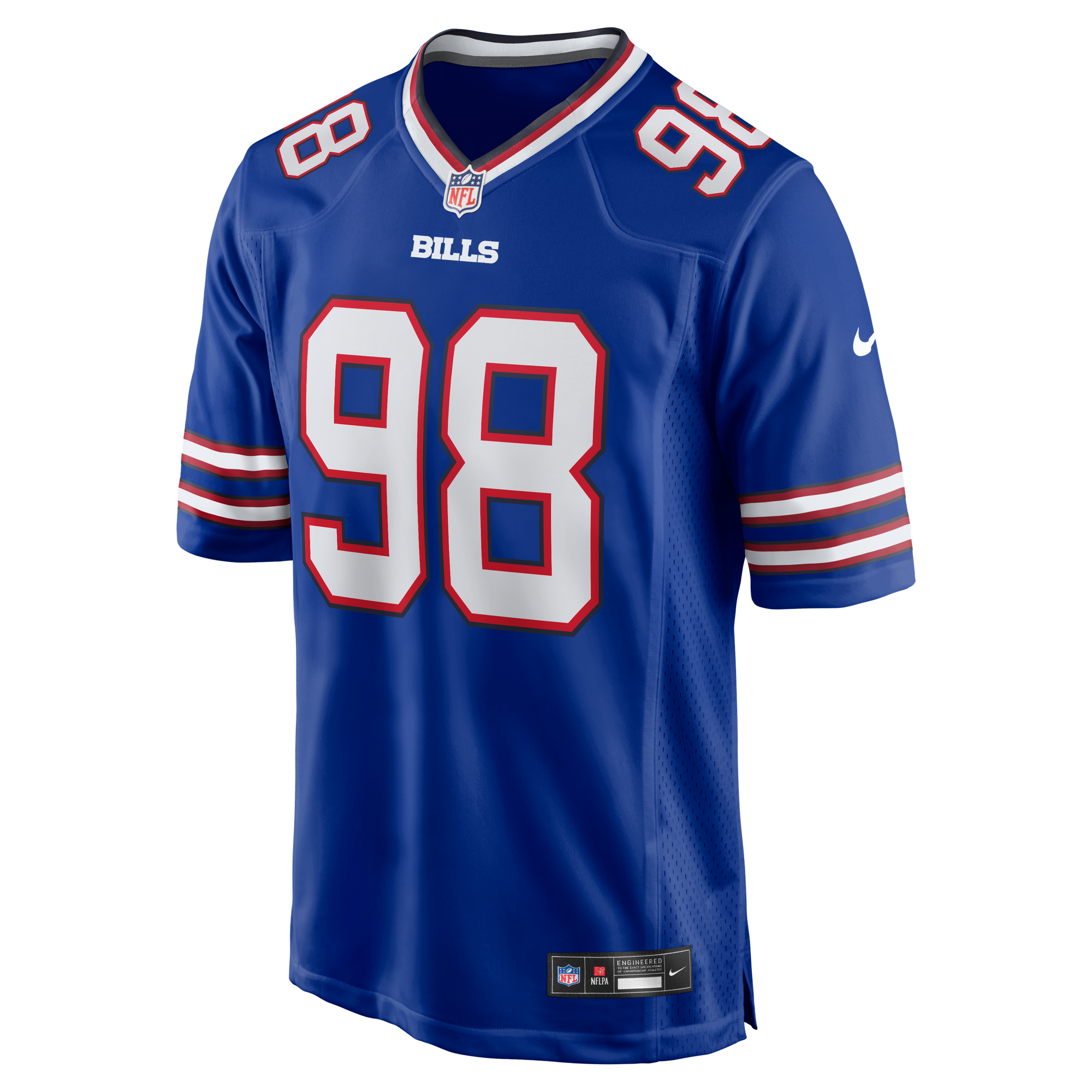 TJ Sanders Buffalo Bills Game Jersey Royal NFL Football Fan Wear