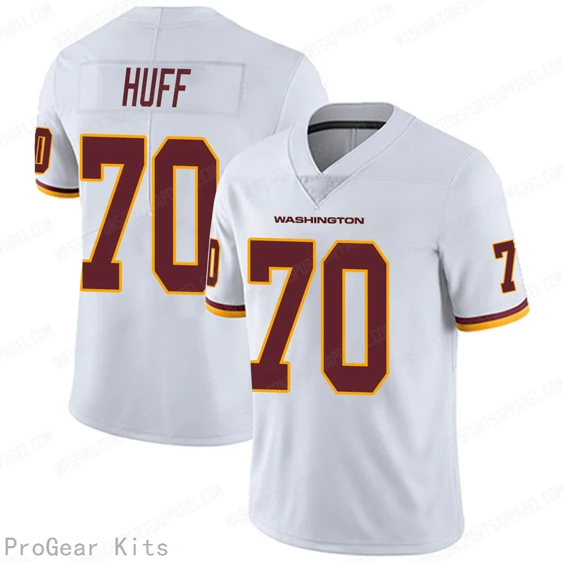 Sam Huff Washington Commanders Jersey No.70 White NFL Football Fan Wear