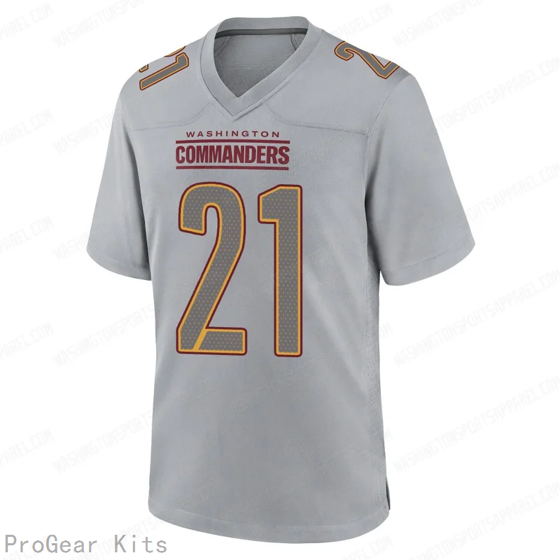 Earnest Byner Atmosphere Washington Commanders Game Jersey No.21 Gray NFL Football Fan Wear Earnest Byner Atmosphere