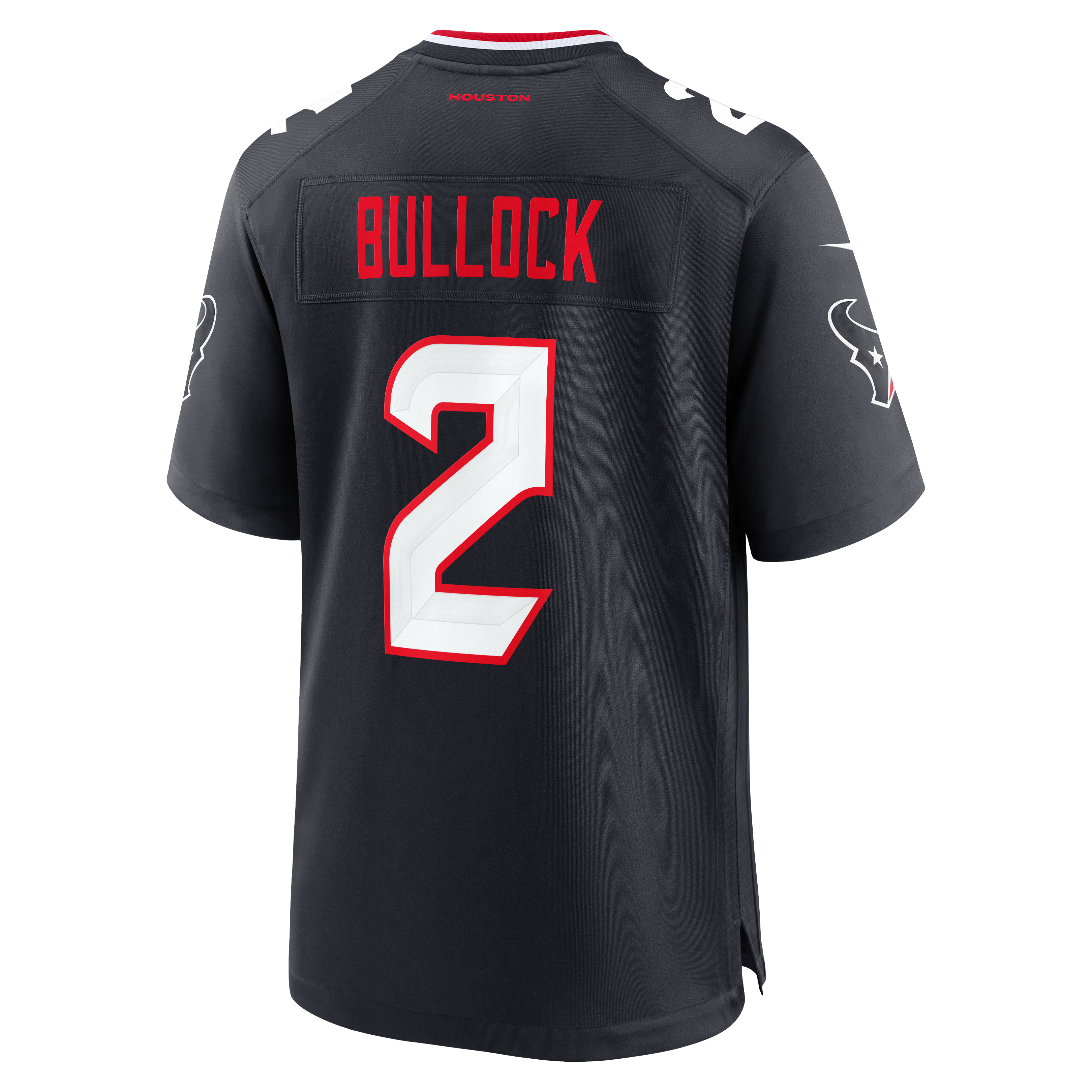 Calen Bullock Houston Texans Game Jersey Navy NFL Football Fan Wear