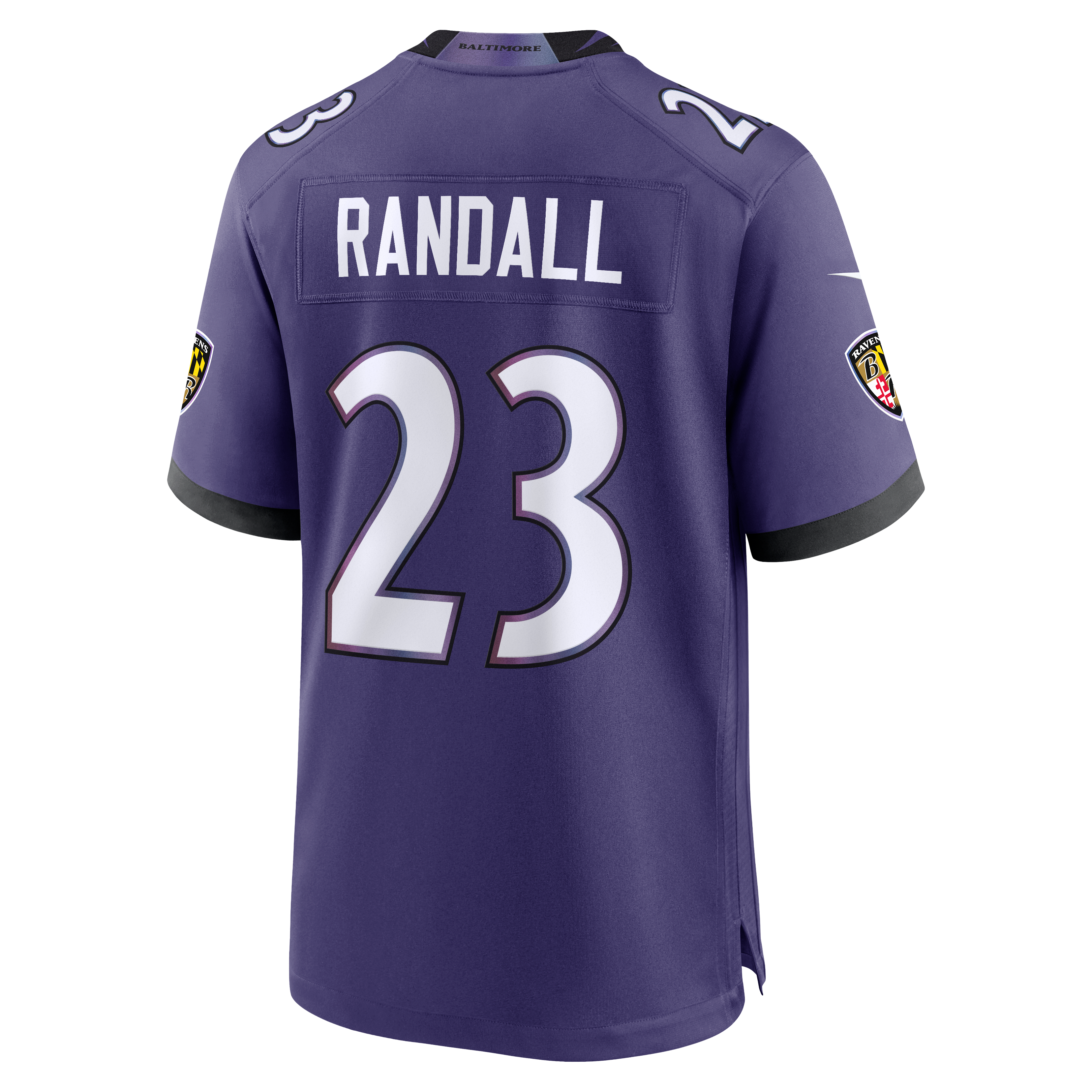 Adam Randall Baltimore Ravens Game Jersey Purple NFL Football Fan Wear Adam Randall