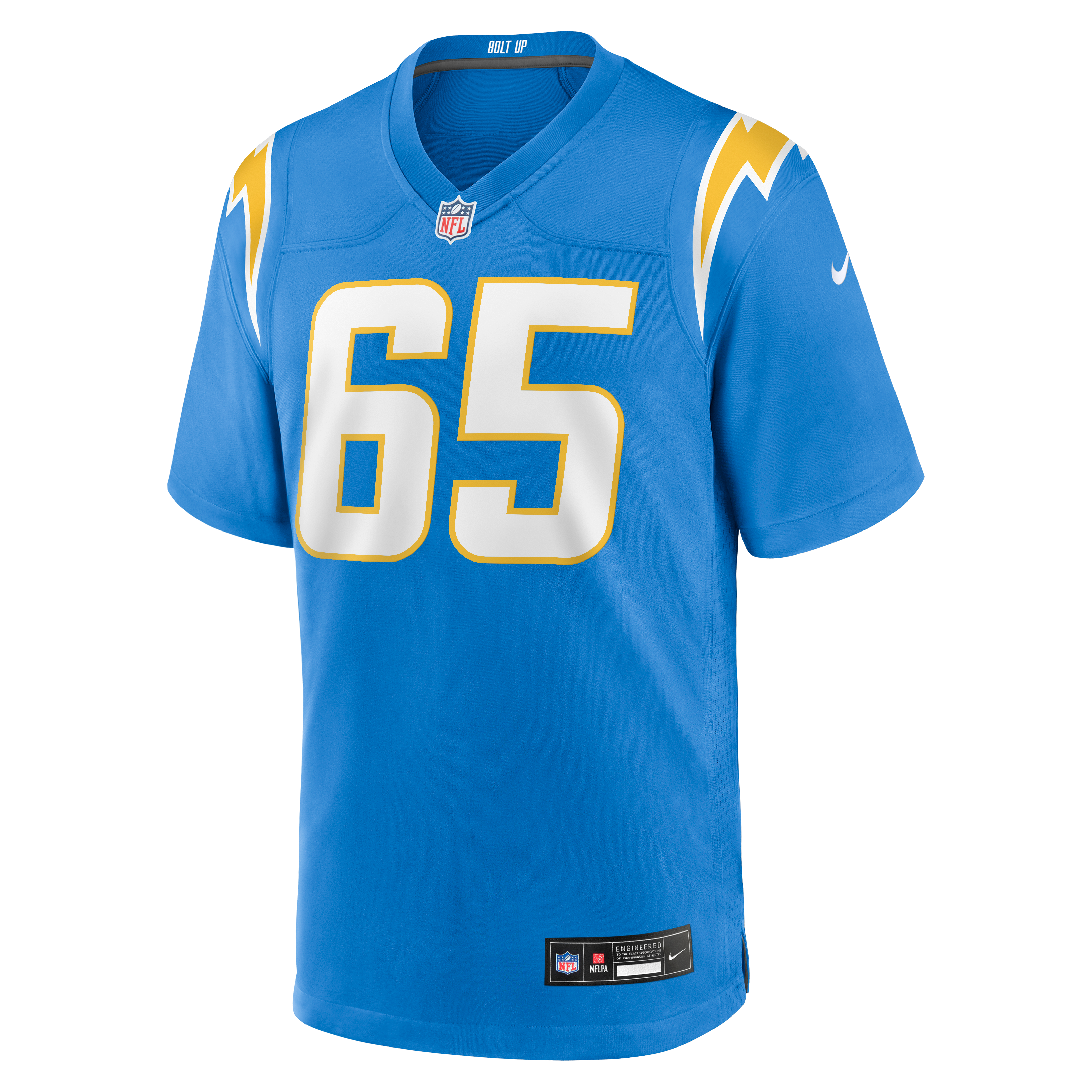 Logan Taylor Los Angeles Chargers Game Jersey Powder Blue NFL Football Fan Wear
