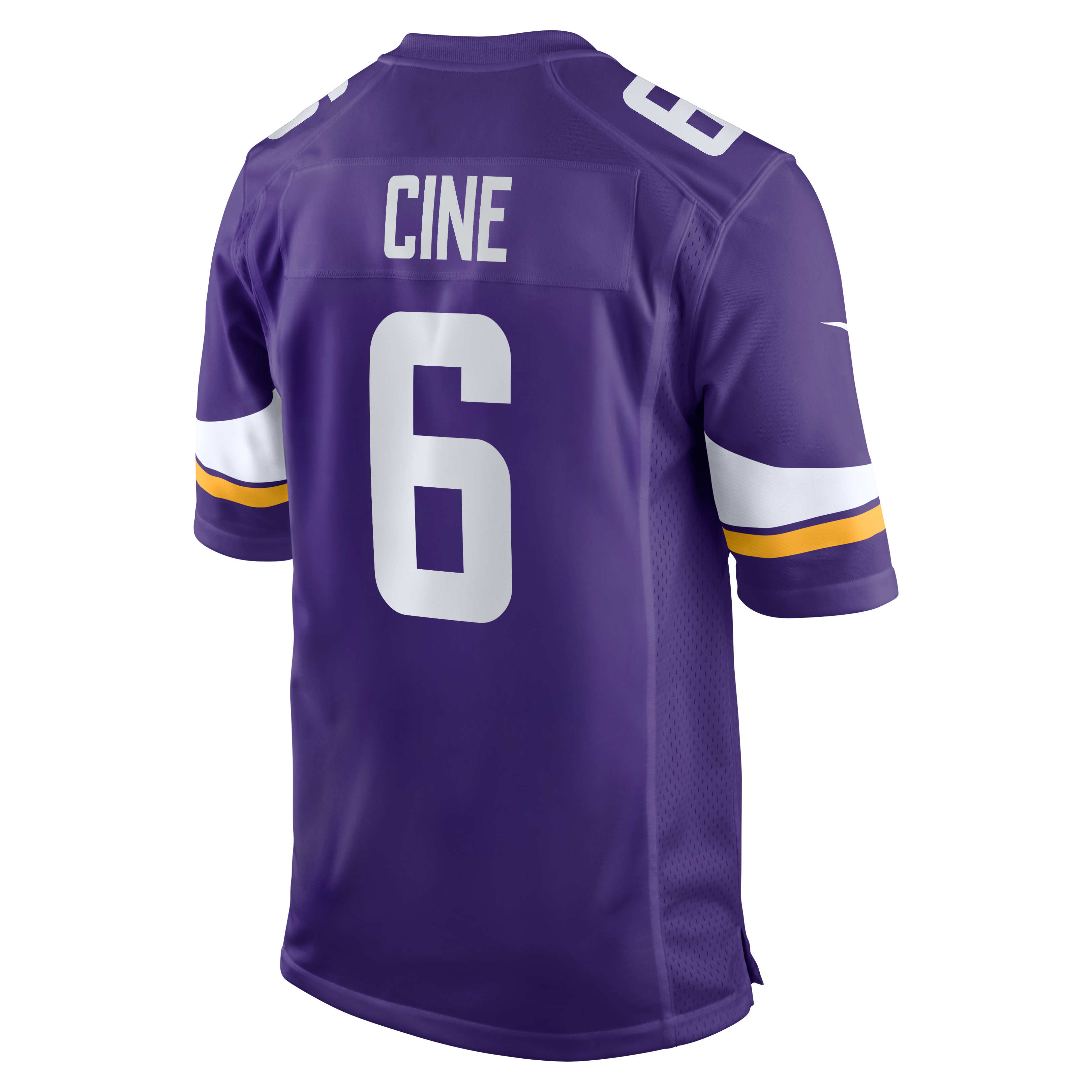 Lewis Cine Minnesota Vikings Player Jersey Purple NFL Football Fan Wear Lewis Cine