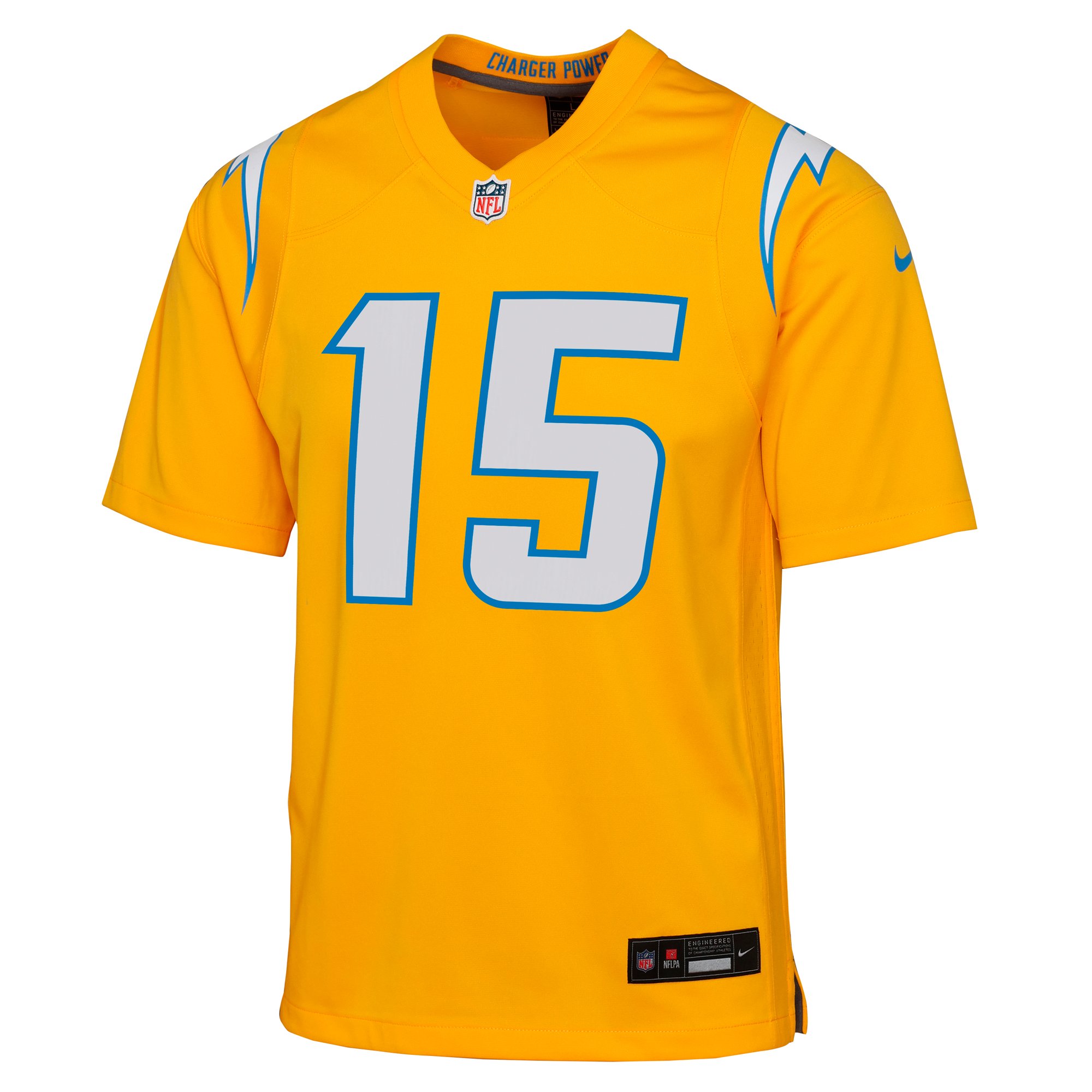 Ladd McConkey Charger Los Angeles Chargers Player Jersey Gold NFL Football Fan Wear
