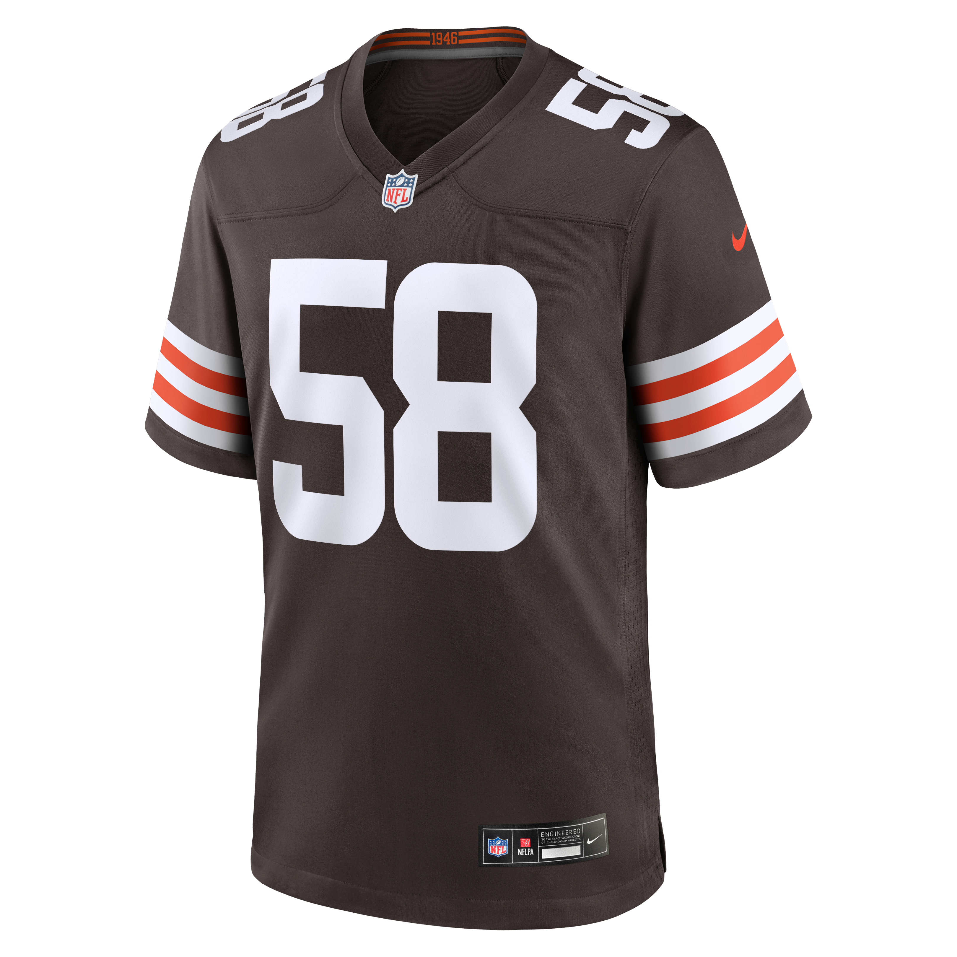 Austin Barber Cleveland Browns Game Jersey Brown NFL Football Fan Wear