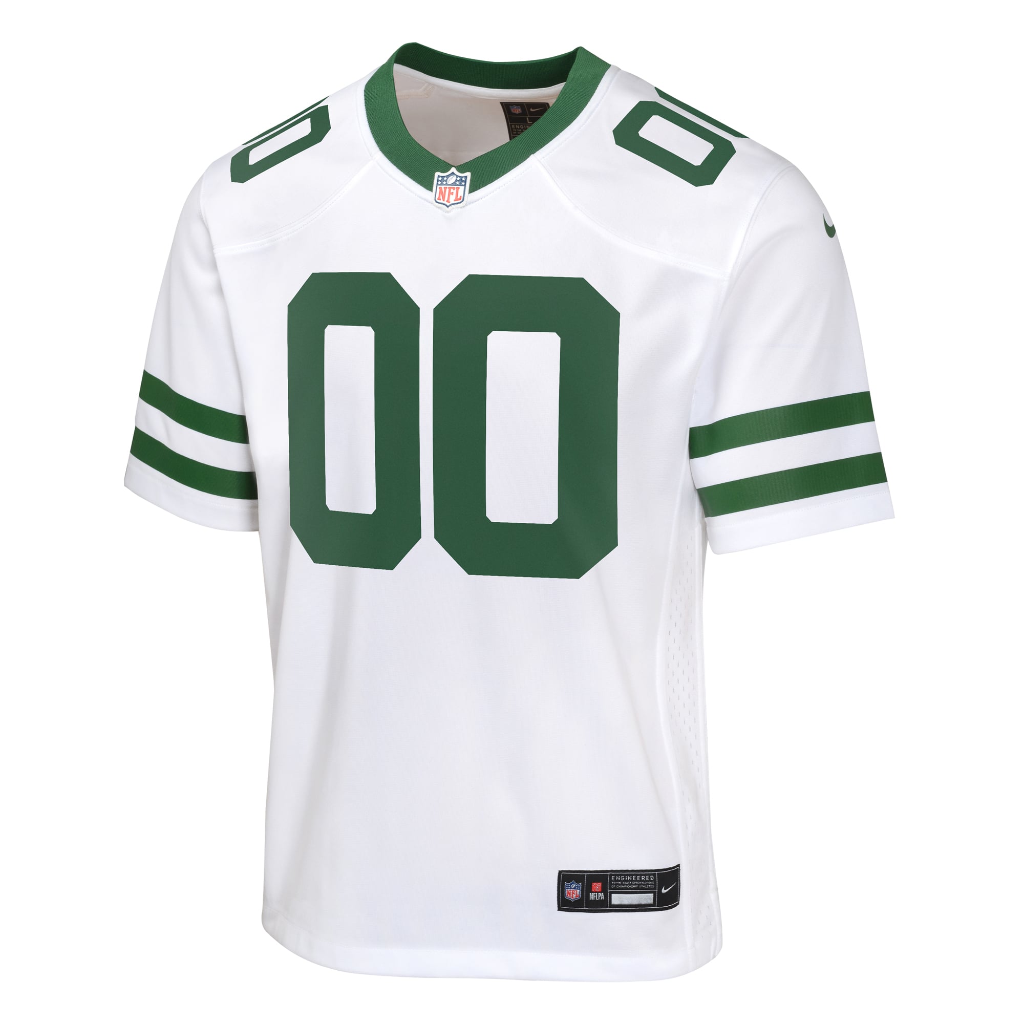 New York Jets Game Jersey White NFL Football Fan Wear Custom Number