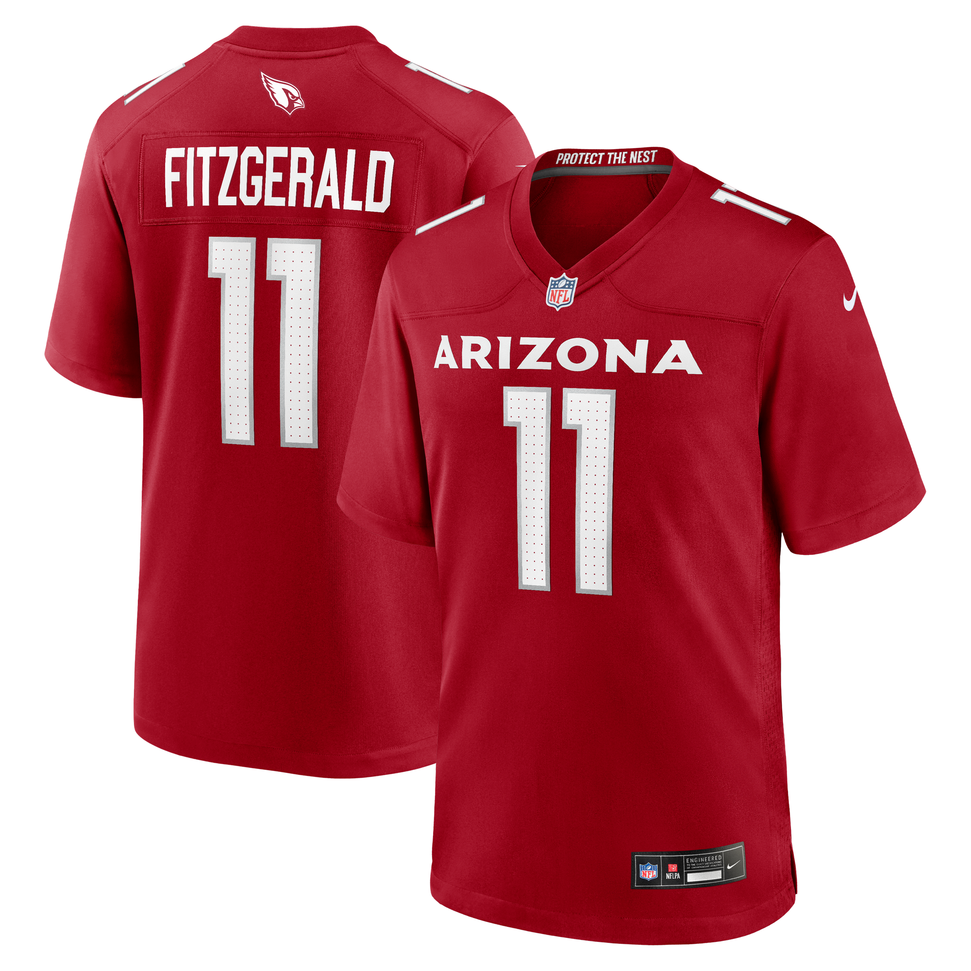 Larry Fitzgerald Retired Arizona Cardinals Game Jersey Cardinal NFL Football Fan Wear