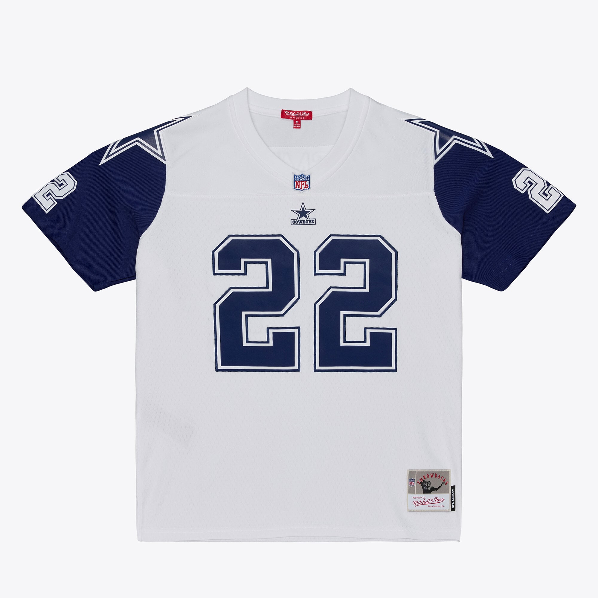 Emmitt Smith Mitchell Dallas Cowboys Replica Jersey White NFL Football Fan Wear Emmitt Smith Mitchell