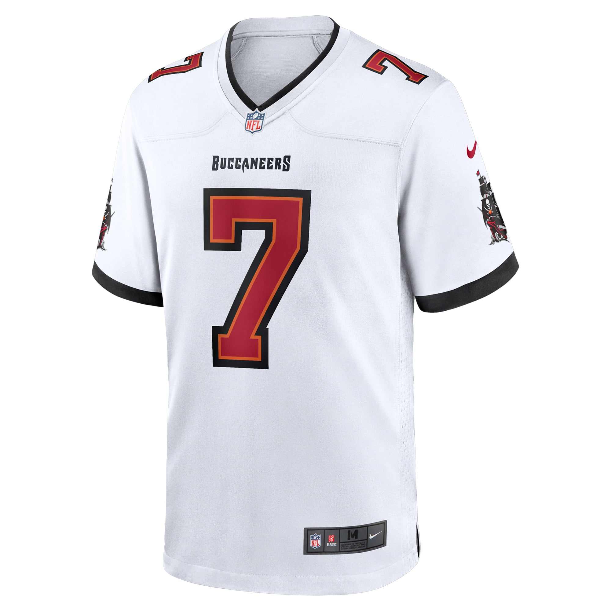 Bucky Irving Tampa Bay Buccaneers Game Jersey White NFL Football Fan Wear
