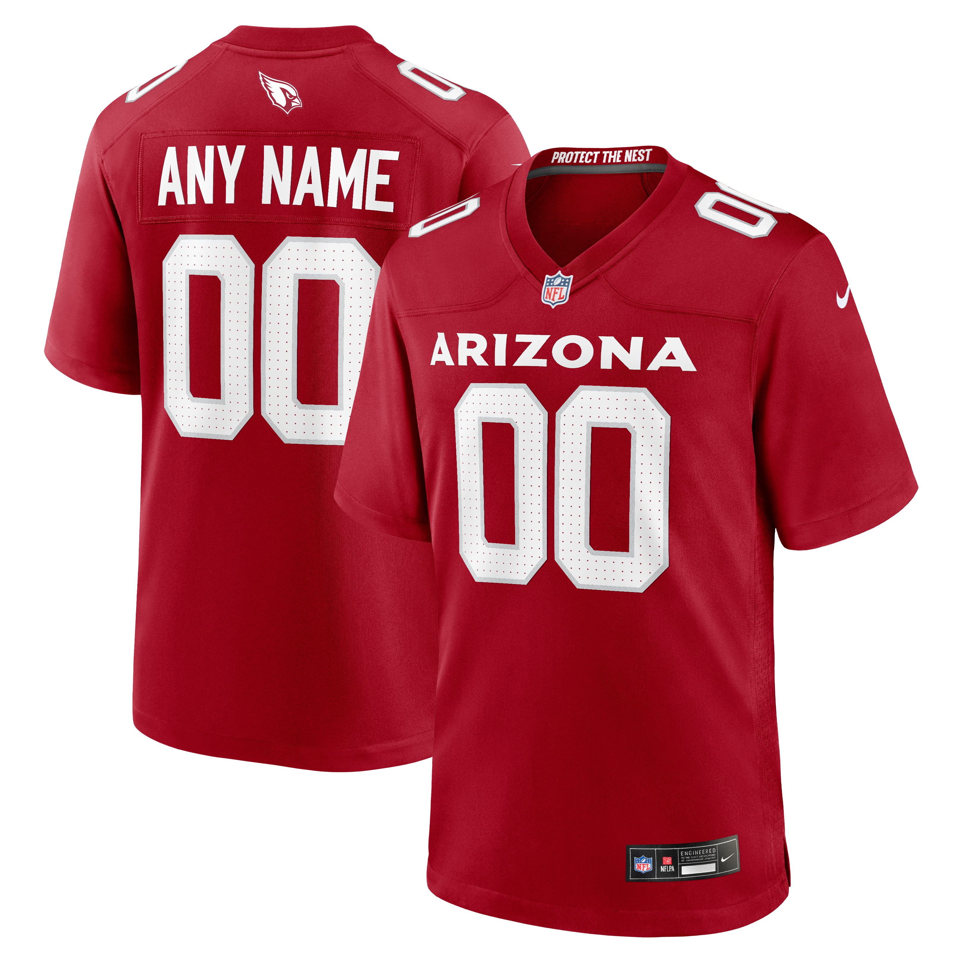 Arizona Cardinals Game Jersey Cardinal NFL Football Fan Wear Custom Number